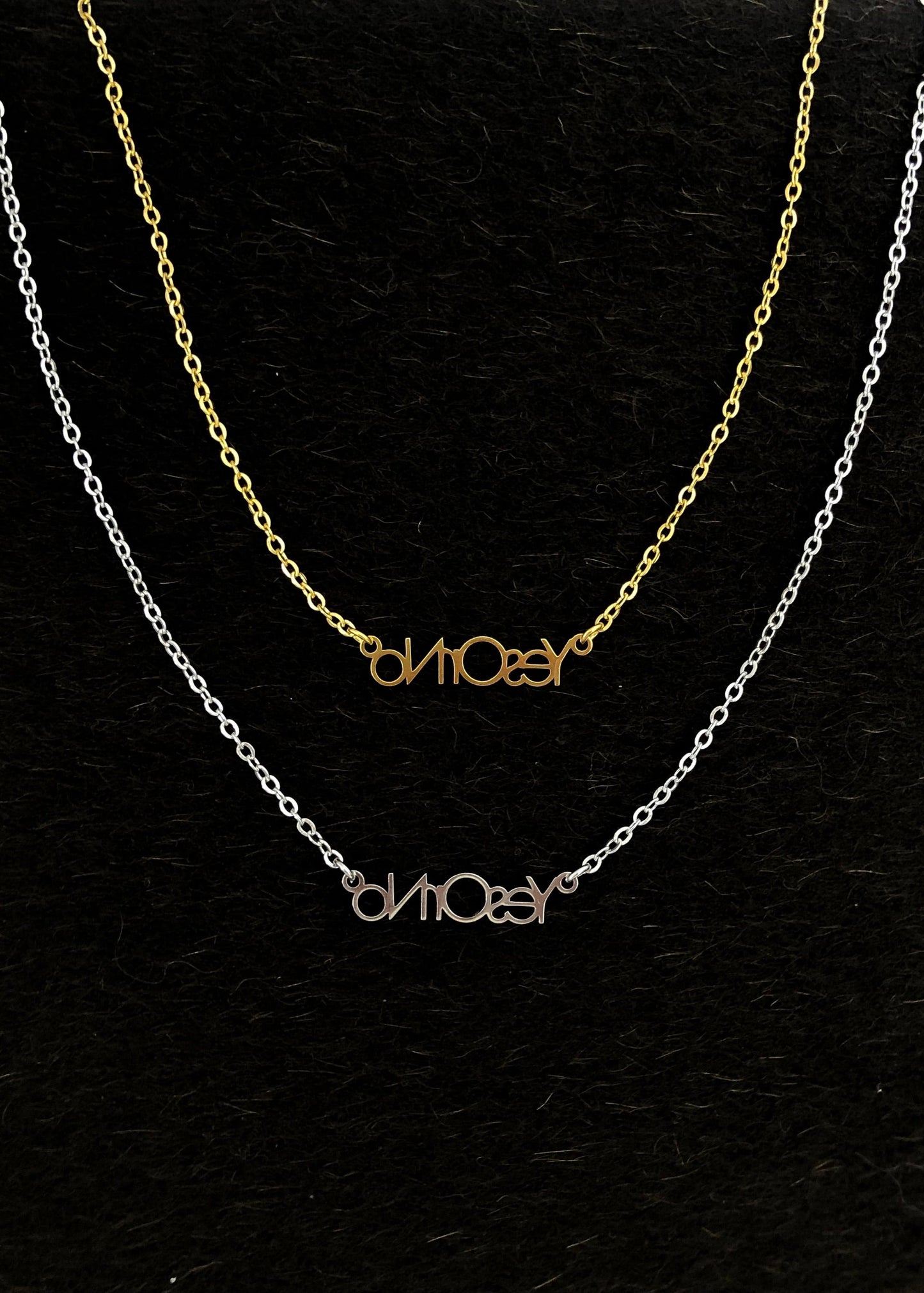 Vorbestellung JA ODER NEIN Edelstahlkette