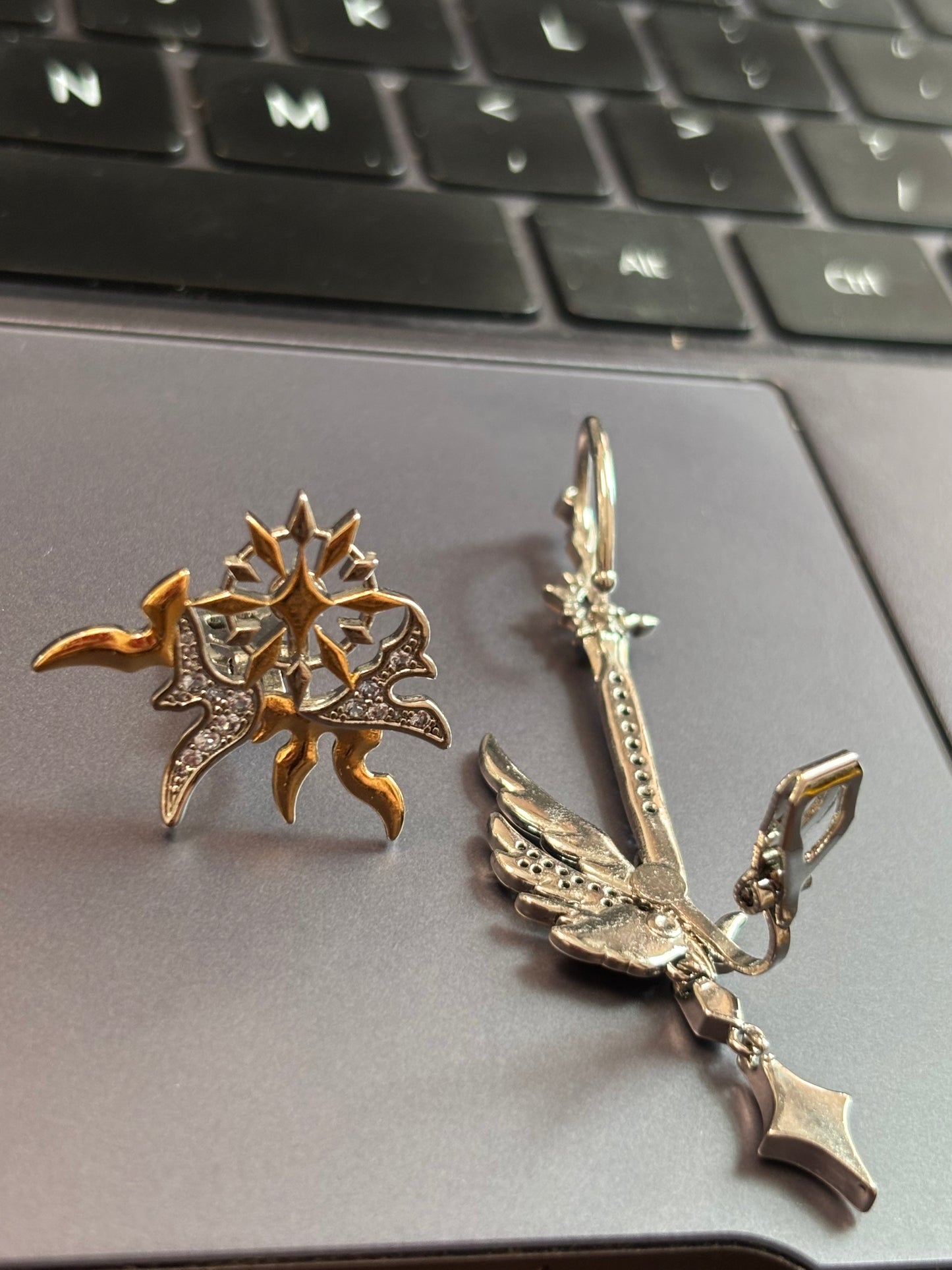 Phainon Inspired Rhinestone Earrings · Honkai: Star Rail Fan Art · Unofficial