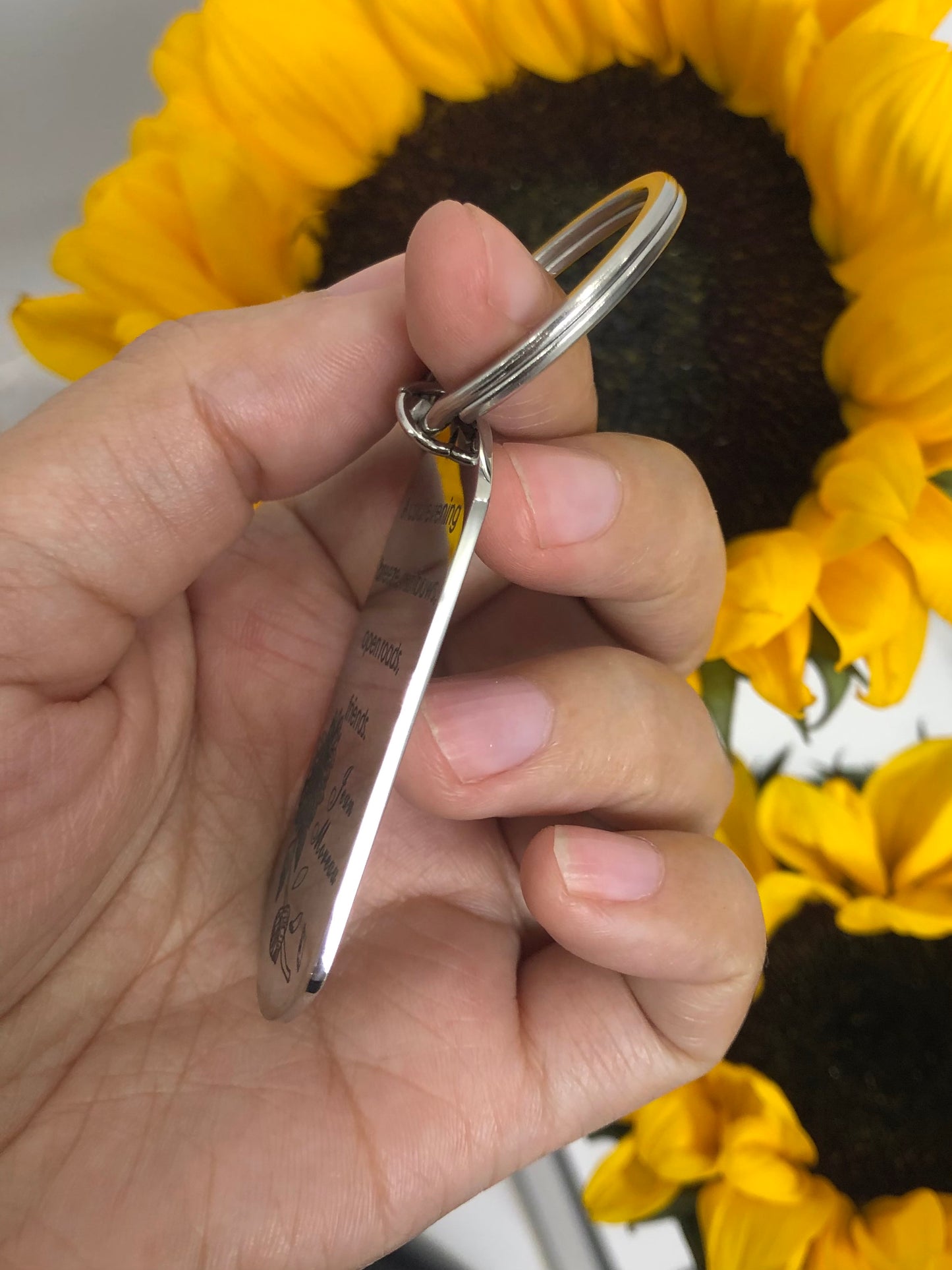 Jean Moreau Edelstahl Schlüsselanhänger