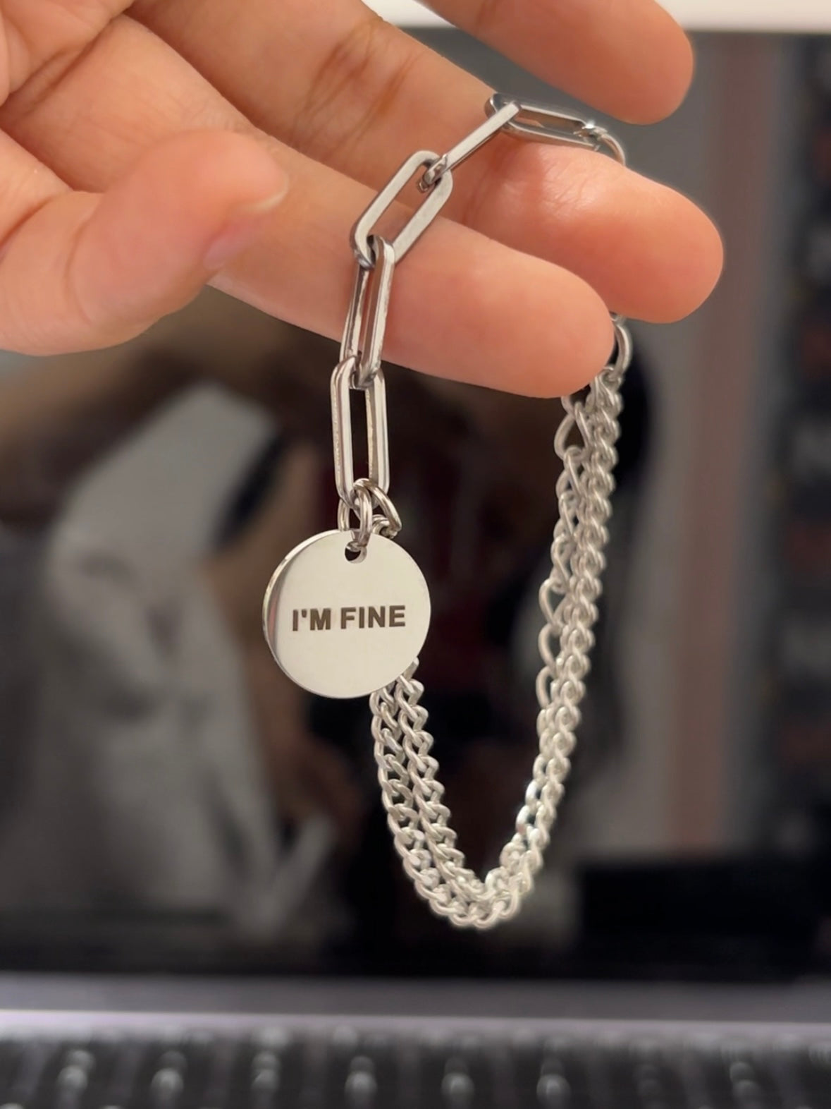 AFTG Neil Josten I'm Fine/ It's always yes with you. Bracelet