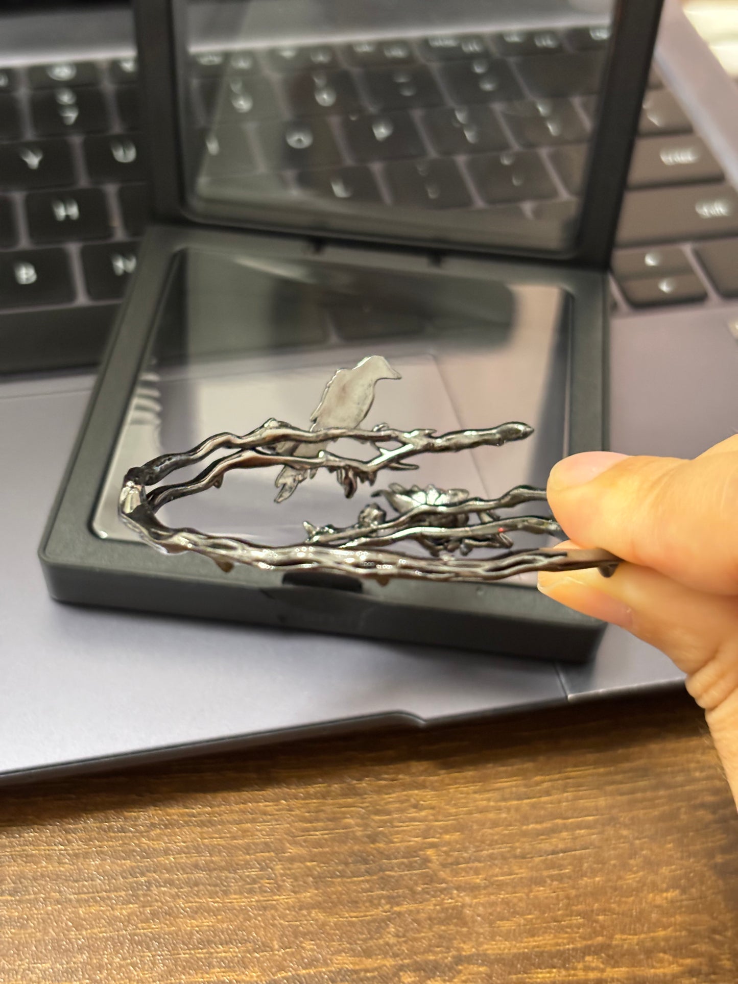 Goth Vampire The Raven King Bracelet & Ring