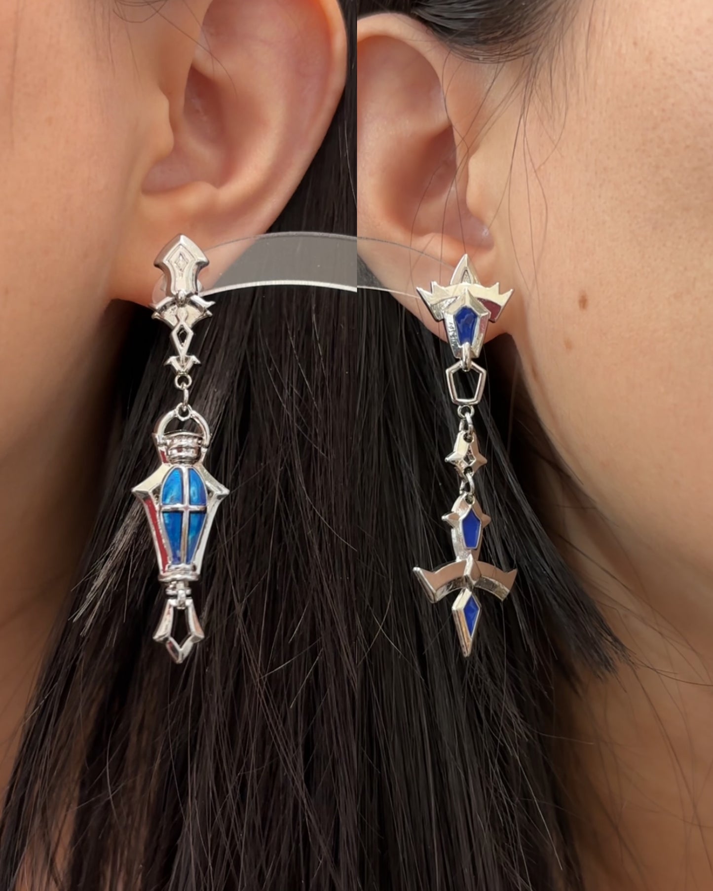 Flins Inspired Designer Earrings· Genshin Fan-made