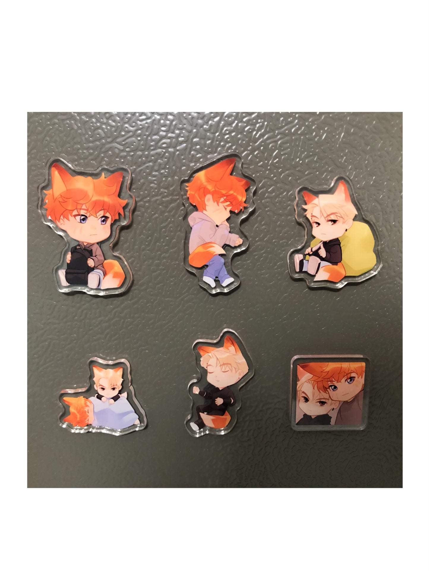 Cute Fridge Magnet for Andrew & Neil (art by lunapiq)