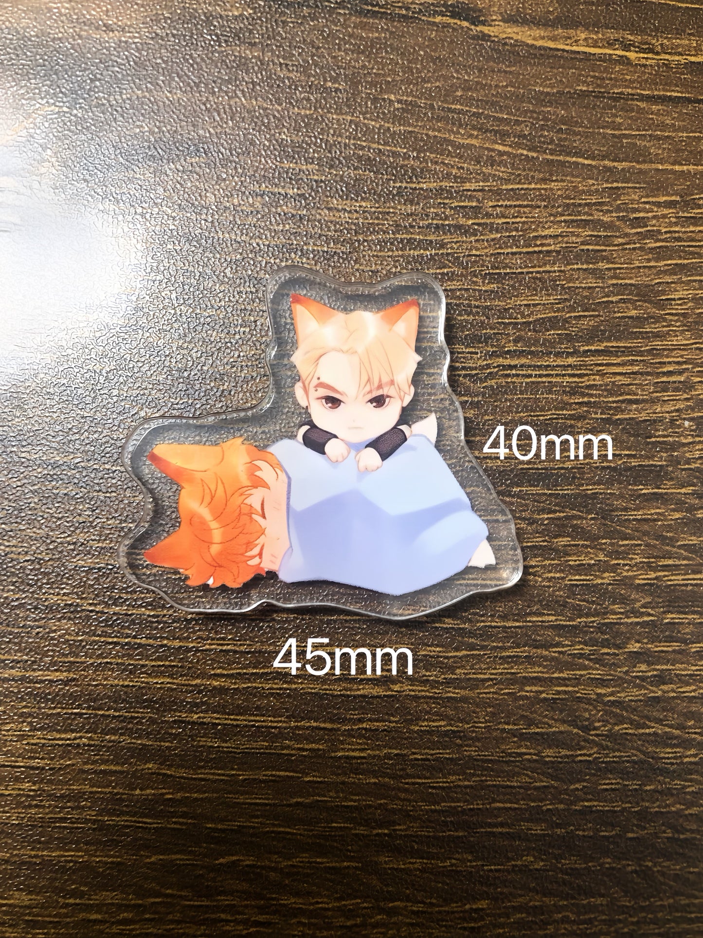 Cute Fridge Magnet for Andrew & Neil (art by lunapiq)