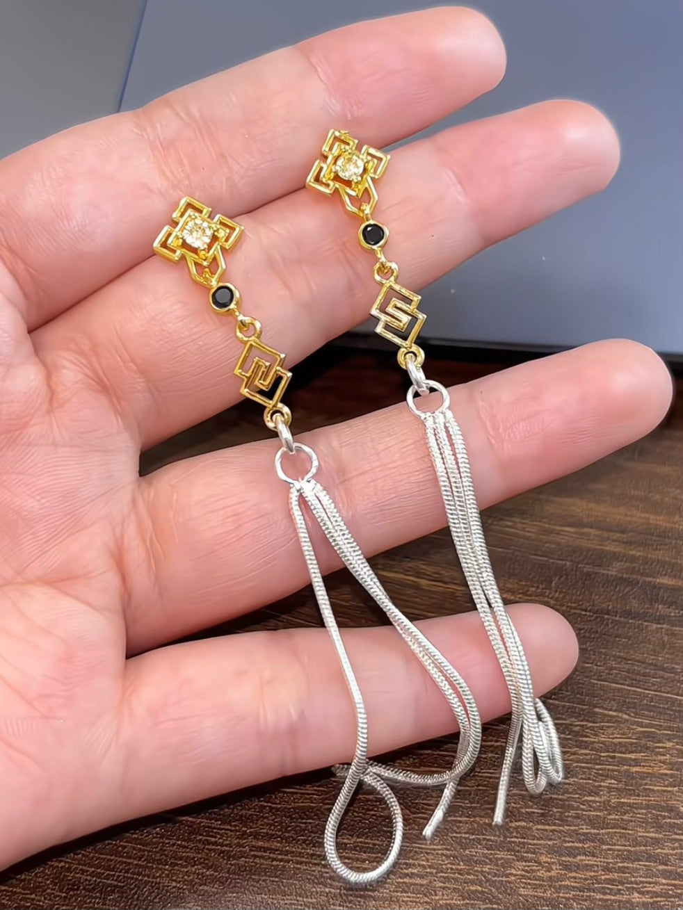 Zhongli Inspired Earrings · Genshin Fan-made