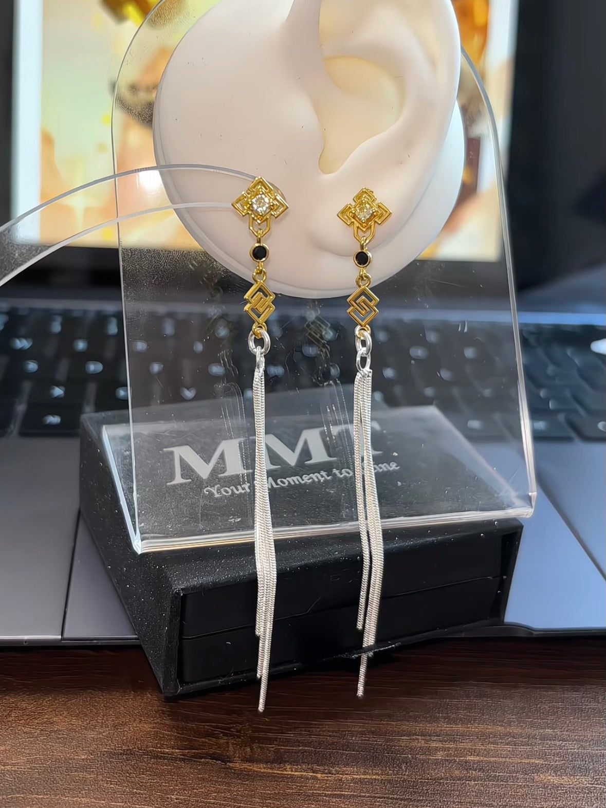 Zhongli Inspired Earrings · Genshin Fan-made