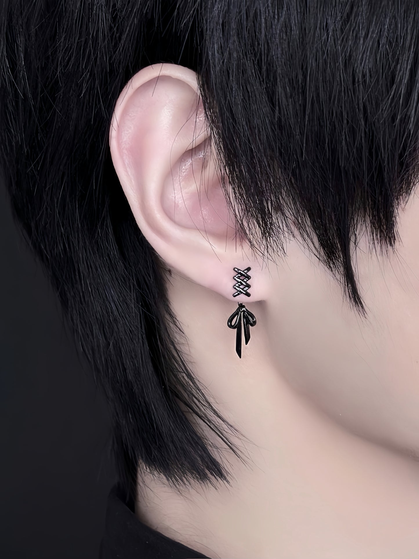Sweet Ribbon Bow Stud Earrings
