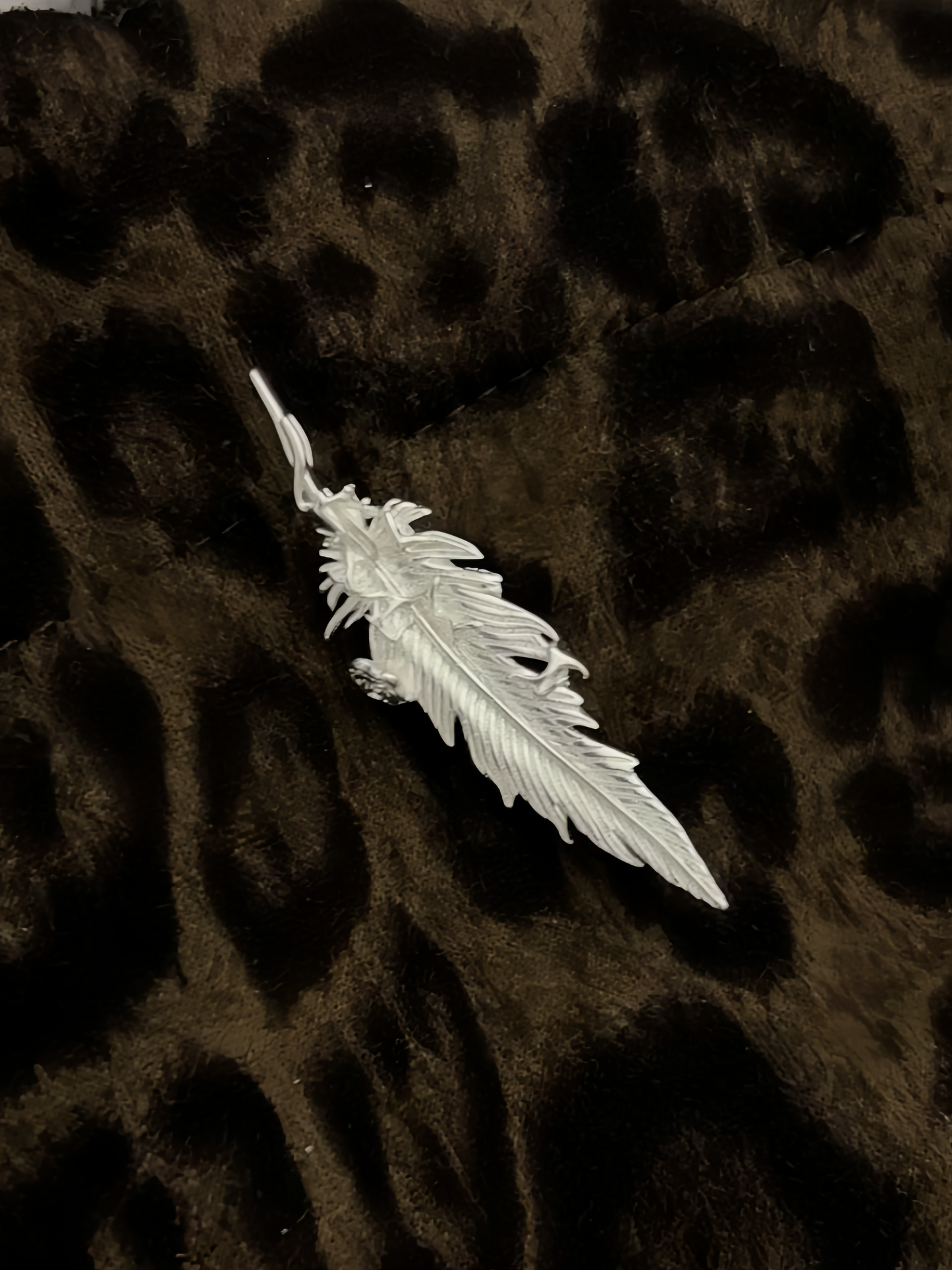 Sunday Robin Inspired Feather Brooch