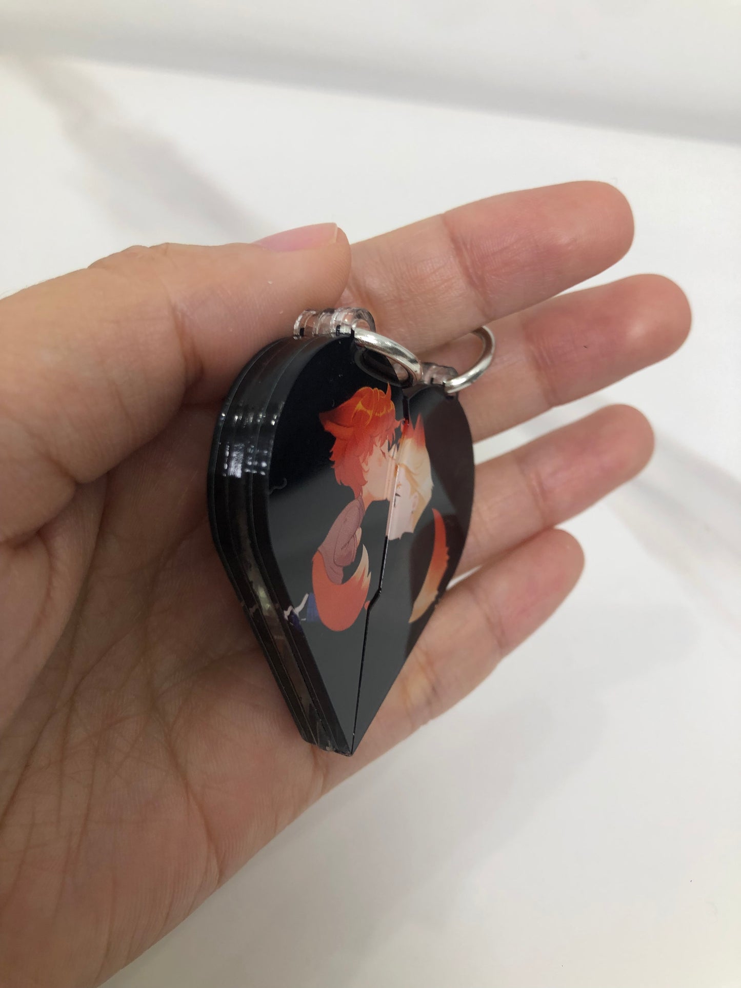 AFTG Andrew & Neil Heart Magnet Keychain Sets