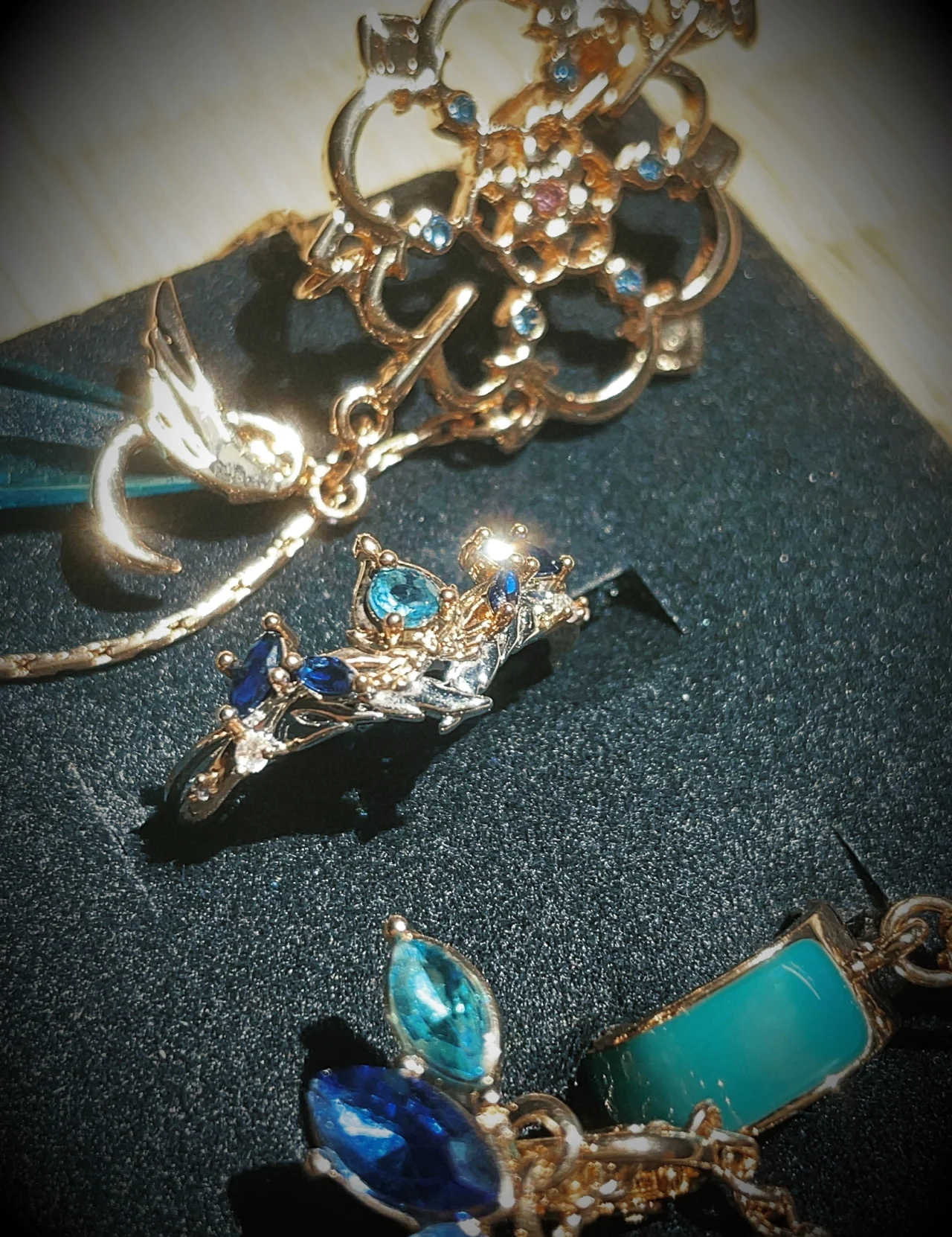 Wanderer Designer Blauer Scaramouche Genshin Impact Ring