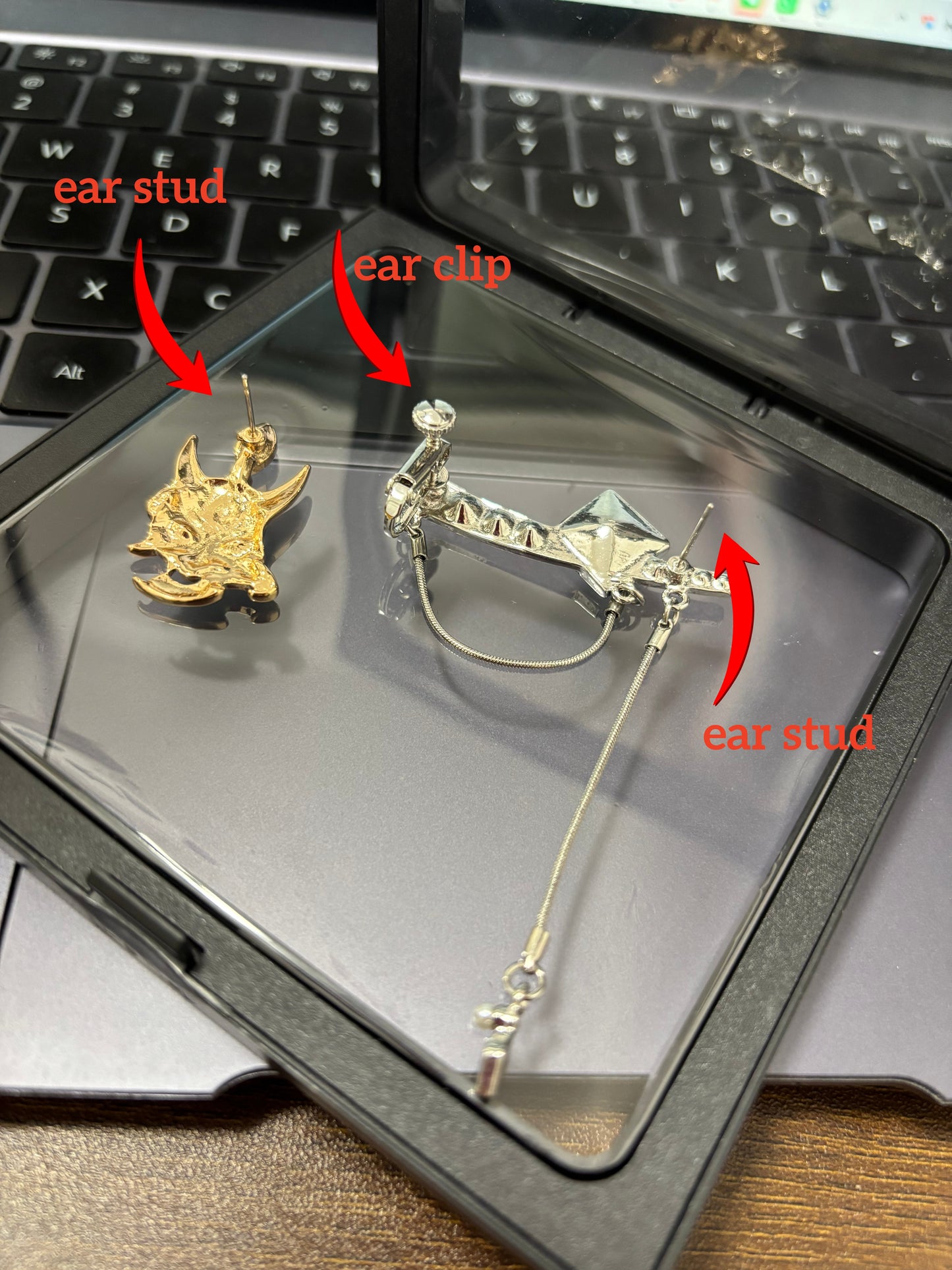 Xiao Inspired Earrings· Genshin Fan-made