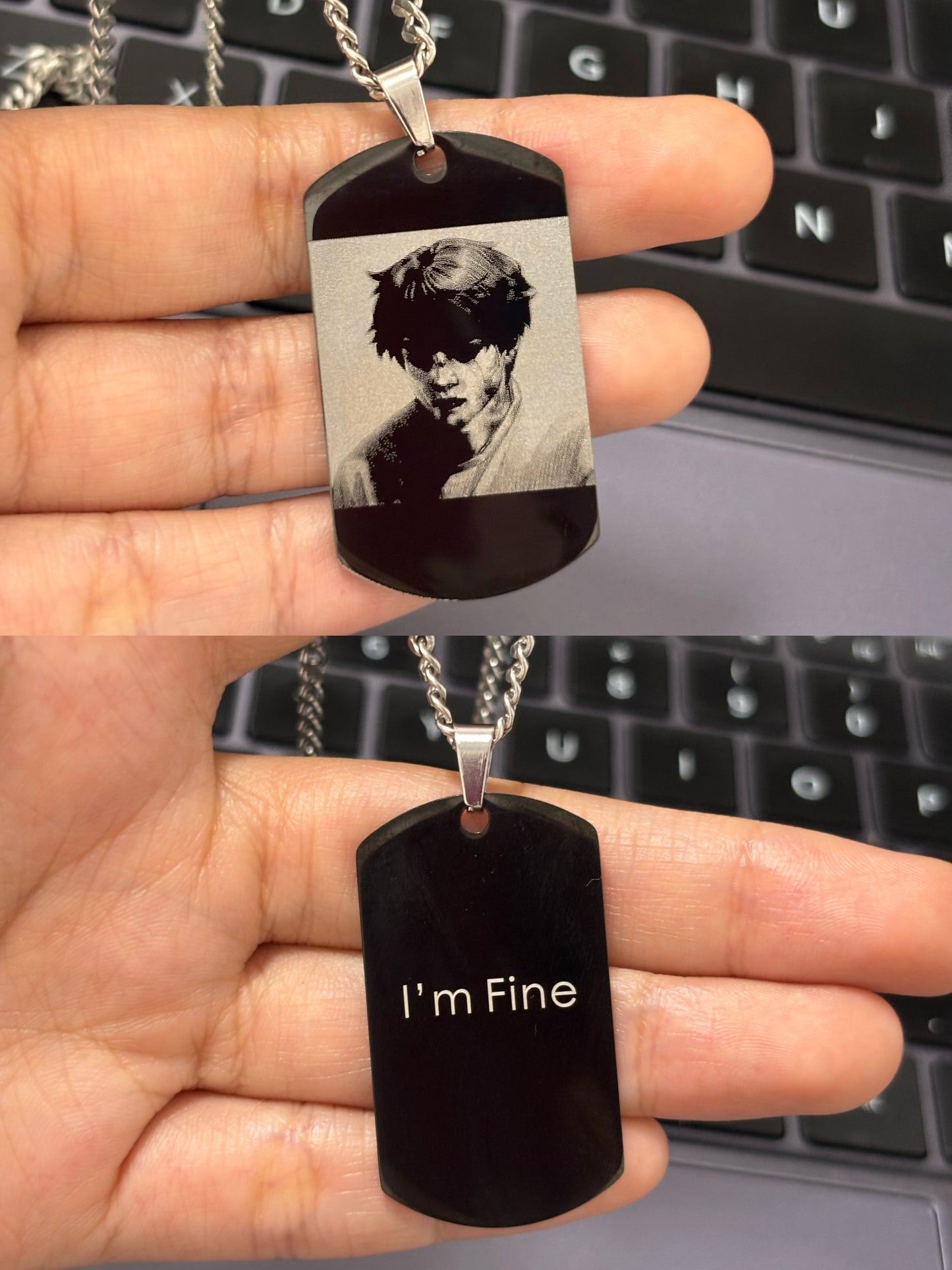 AFTG Andrew &amp; Neil Army Token-Halskette