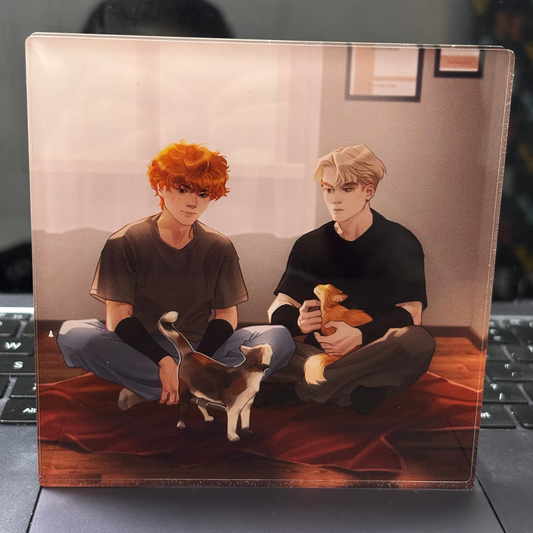AFTG Andrew & Neil Sweet Home Acrylic Block