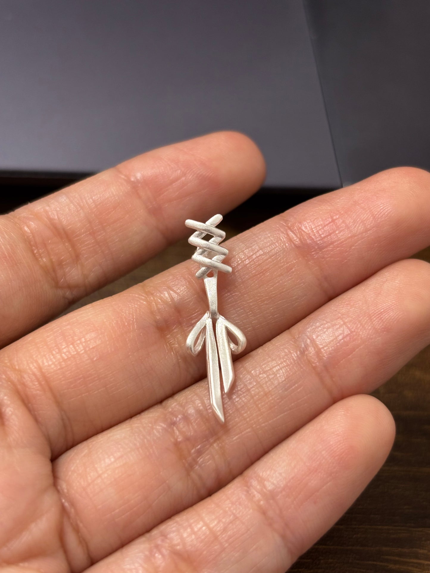 Sweet Silver Ribbon Bow Stud Earrings