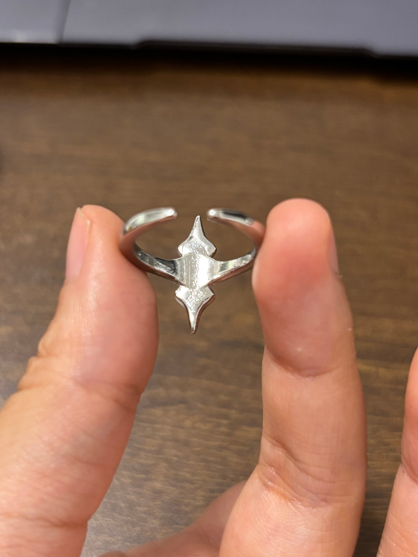 Goth Red Evernight Inspired Rings