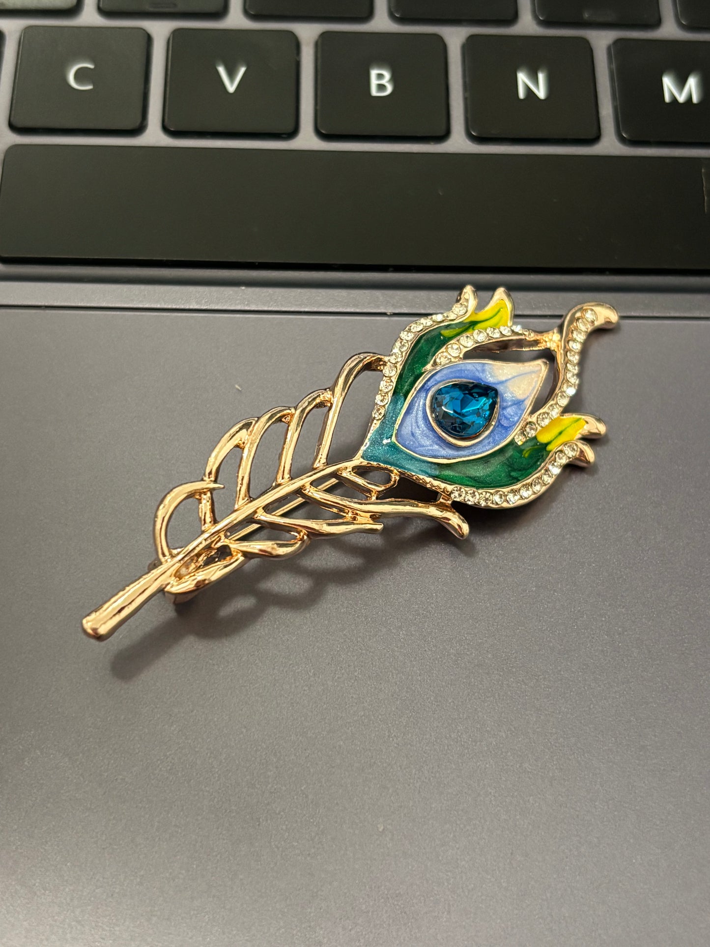 Aventurine Inspired Brooch