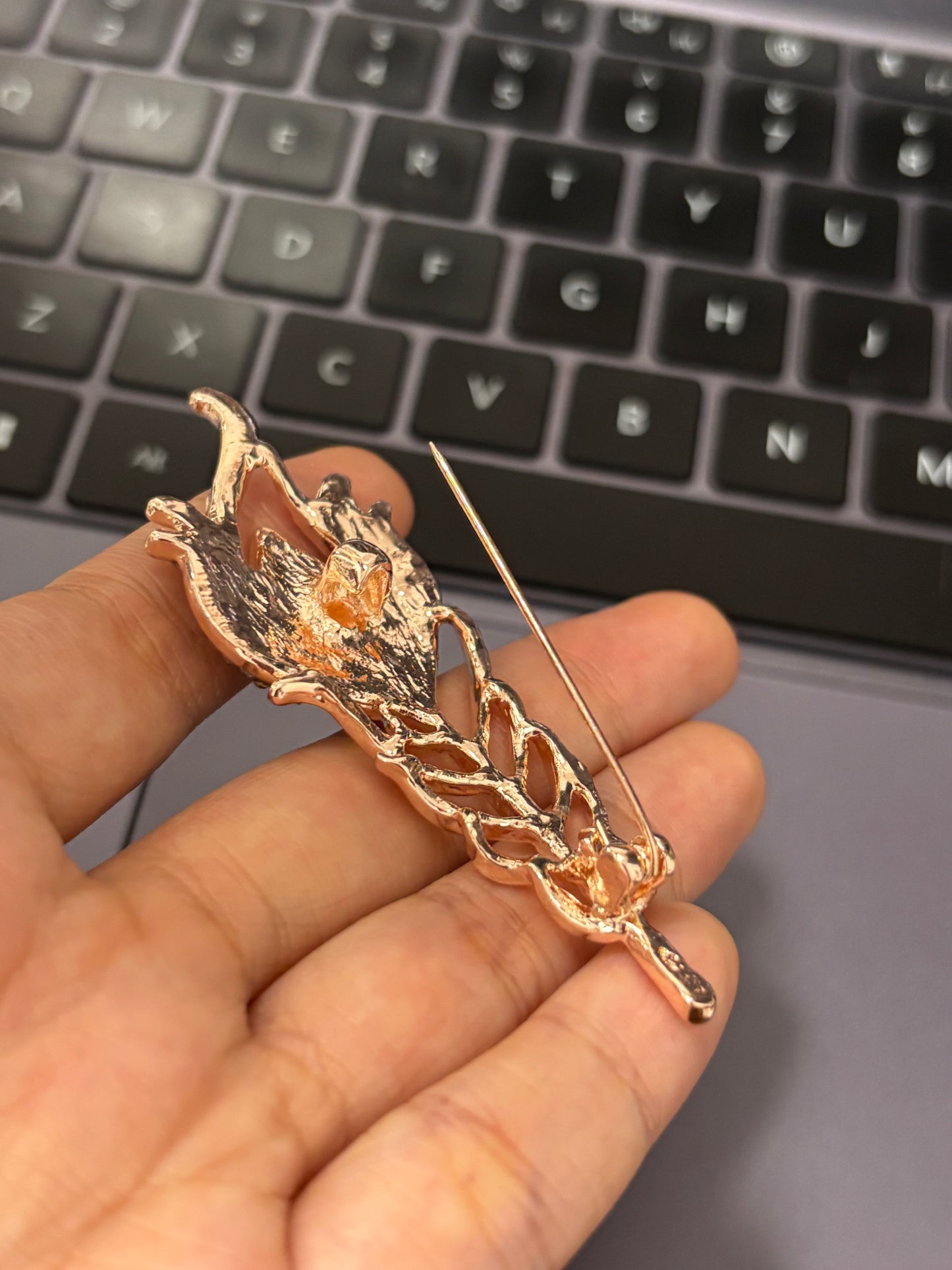 Aventurine Inspired Brooch