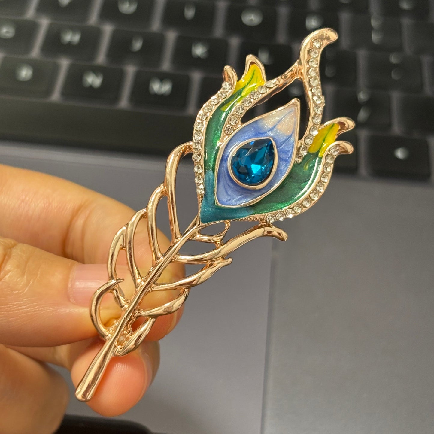Aventurine Inspired Brooch
