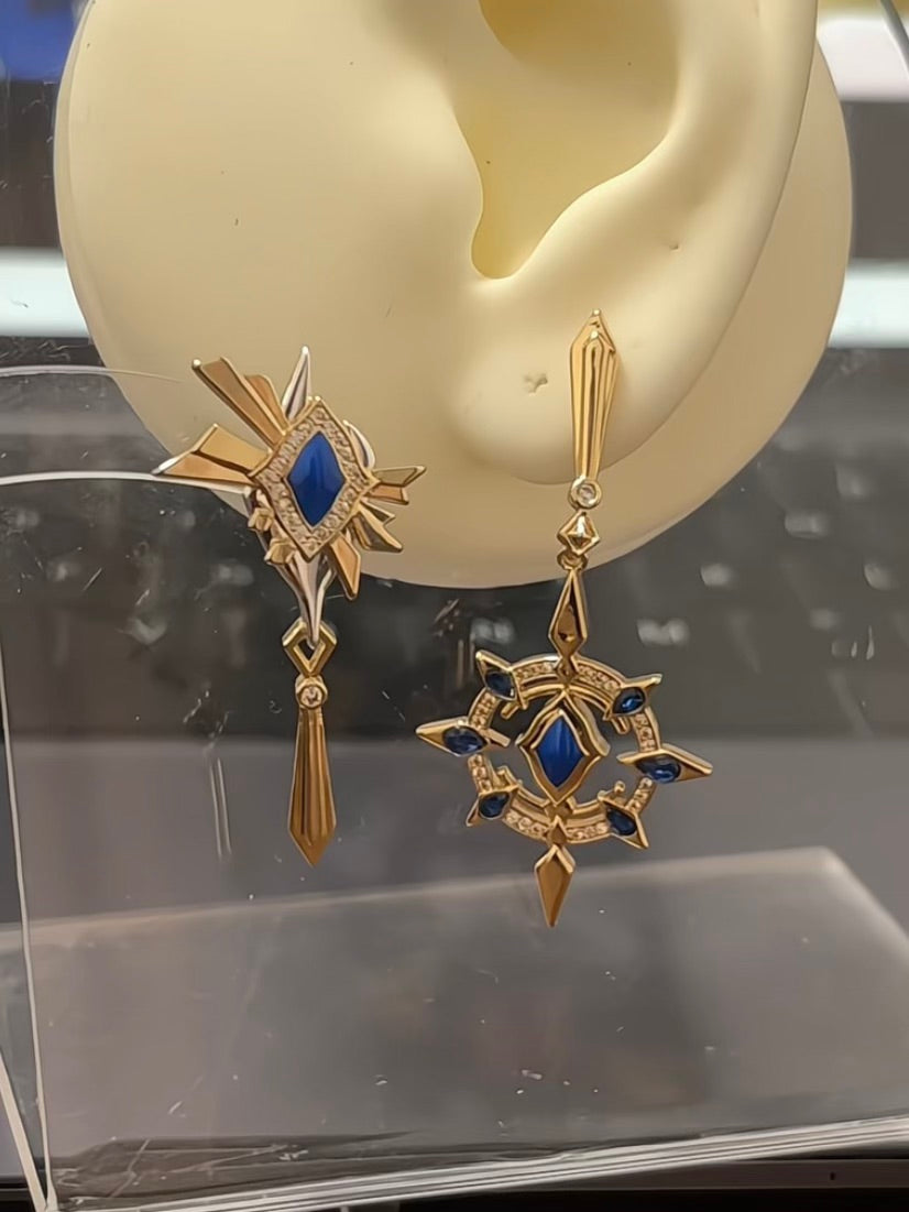 Sunday Inspired Asymmetrical Earrings