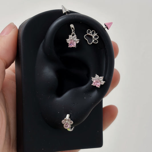 Adorable AFTG The Foxhole Court Paw Stud Earrings