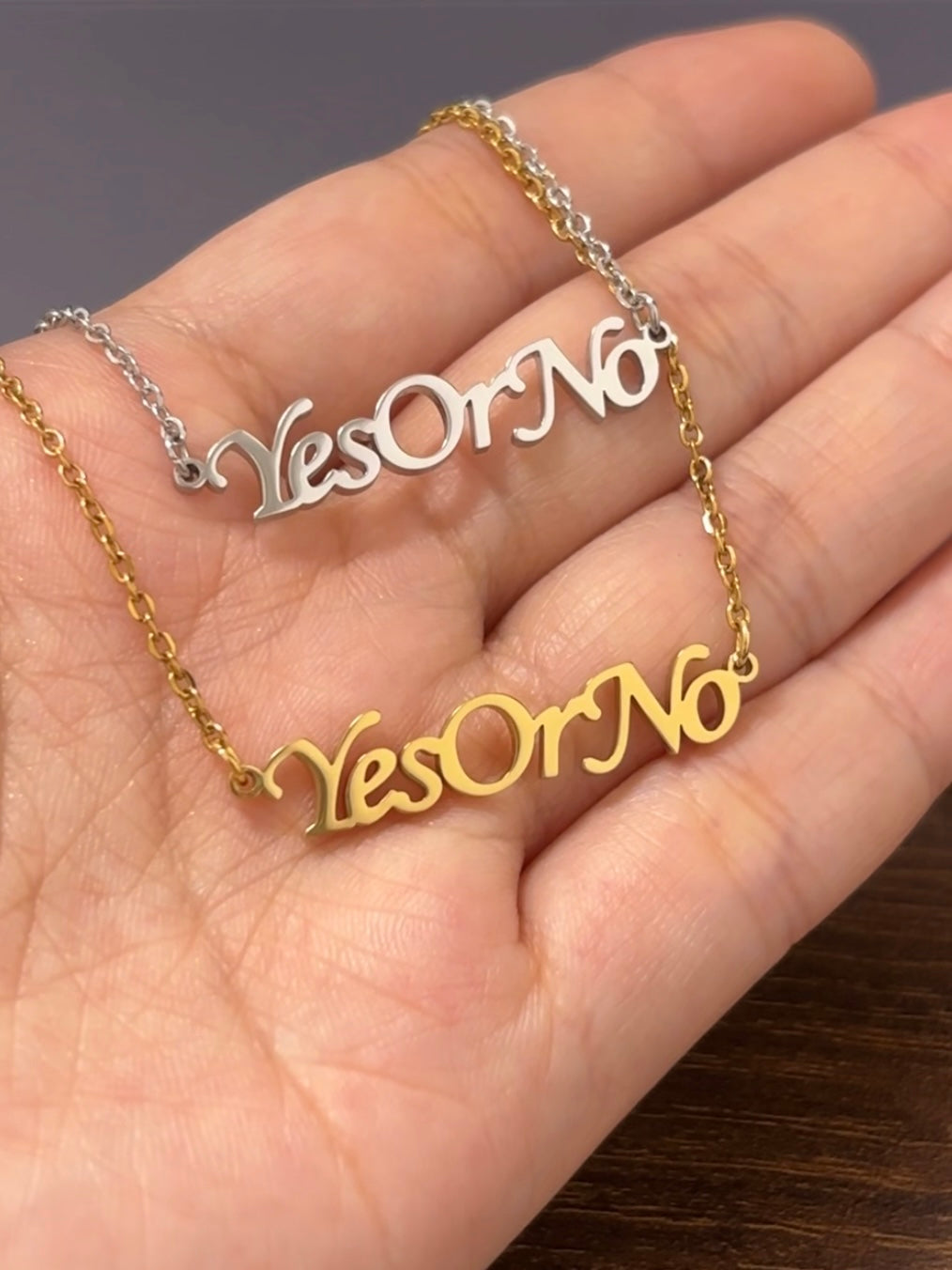YES OR NO Necklace