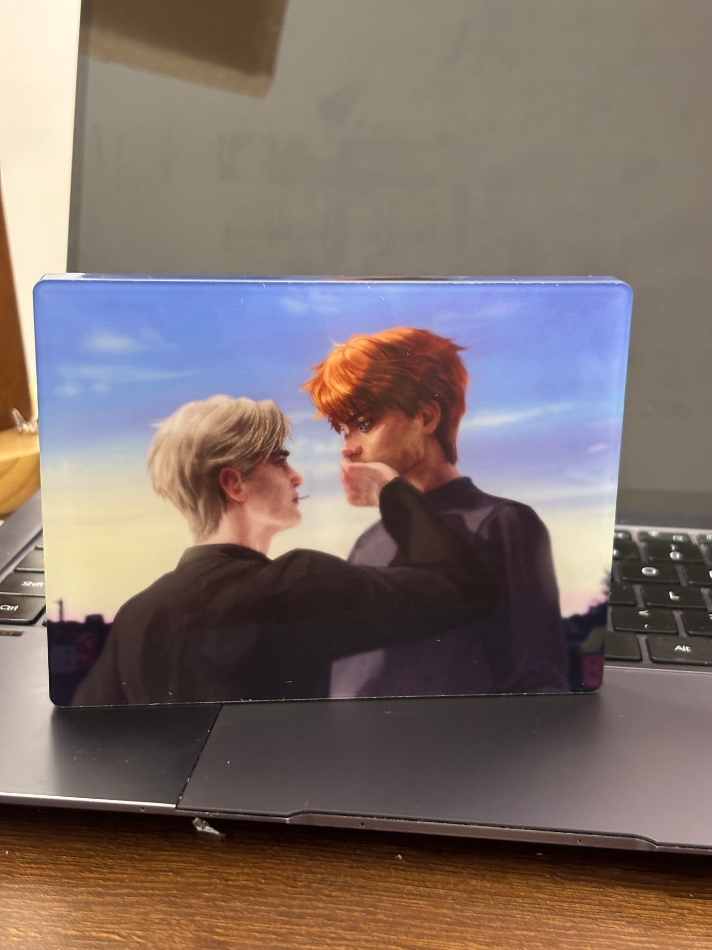 AFTG Andrew & Neil Blue Classic Acrylic Block