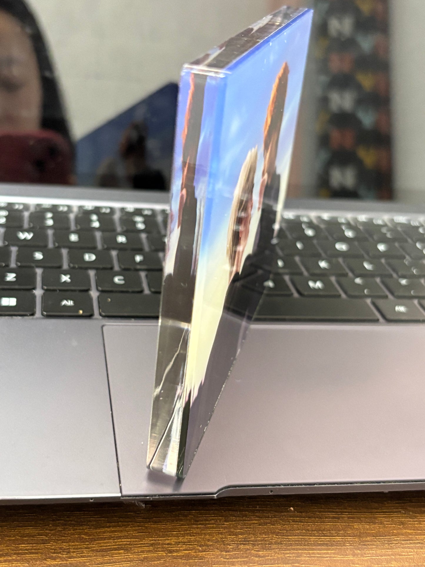 AFTG Andrew & Neil Blue Classic Acrylic Block