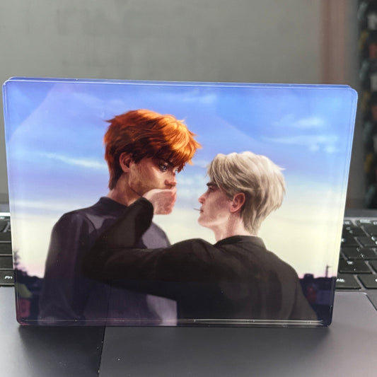AFTG Andrew & Neil Blue Classic Acrylic Block