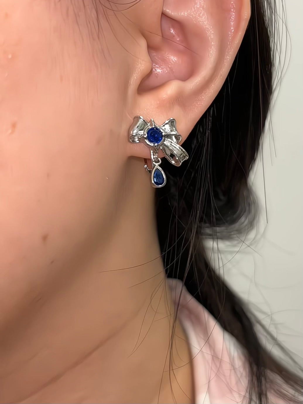 Furina Inspired Bow Earrings