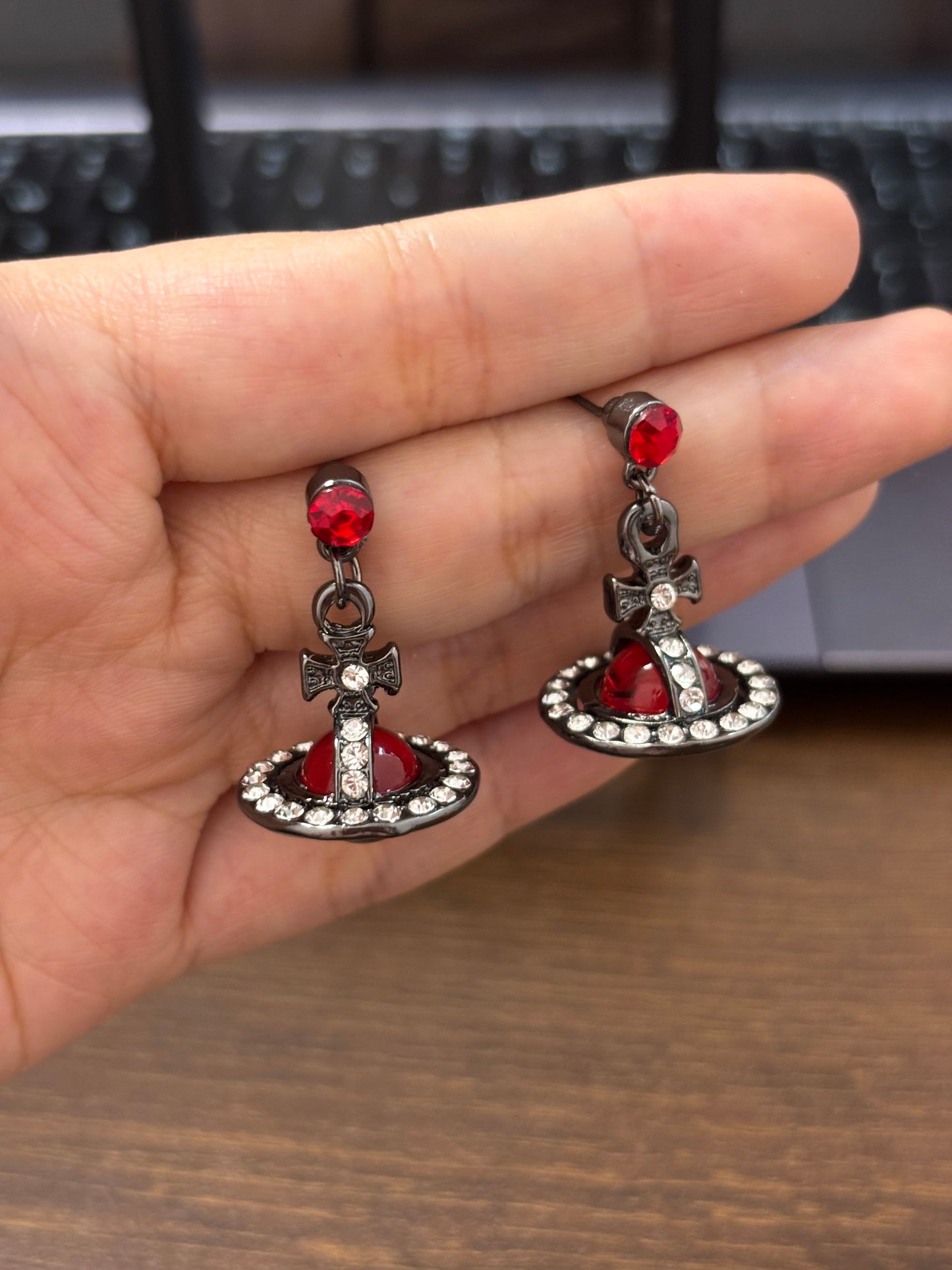 Nana Gothic Saturn Stud Earrings