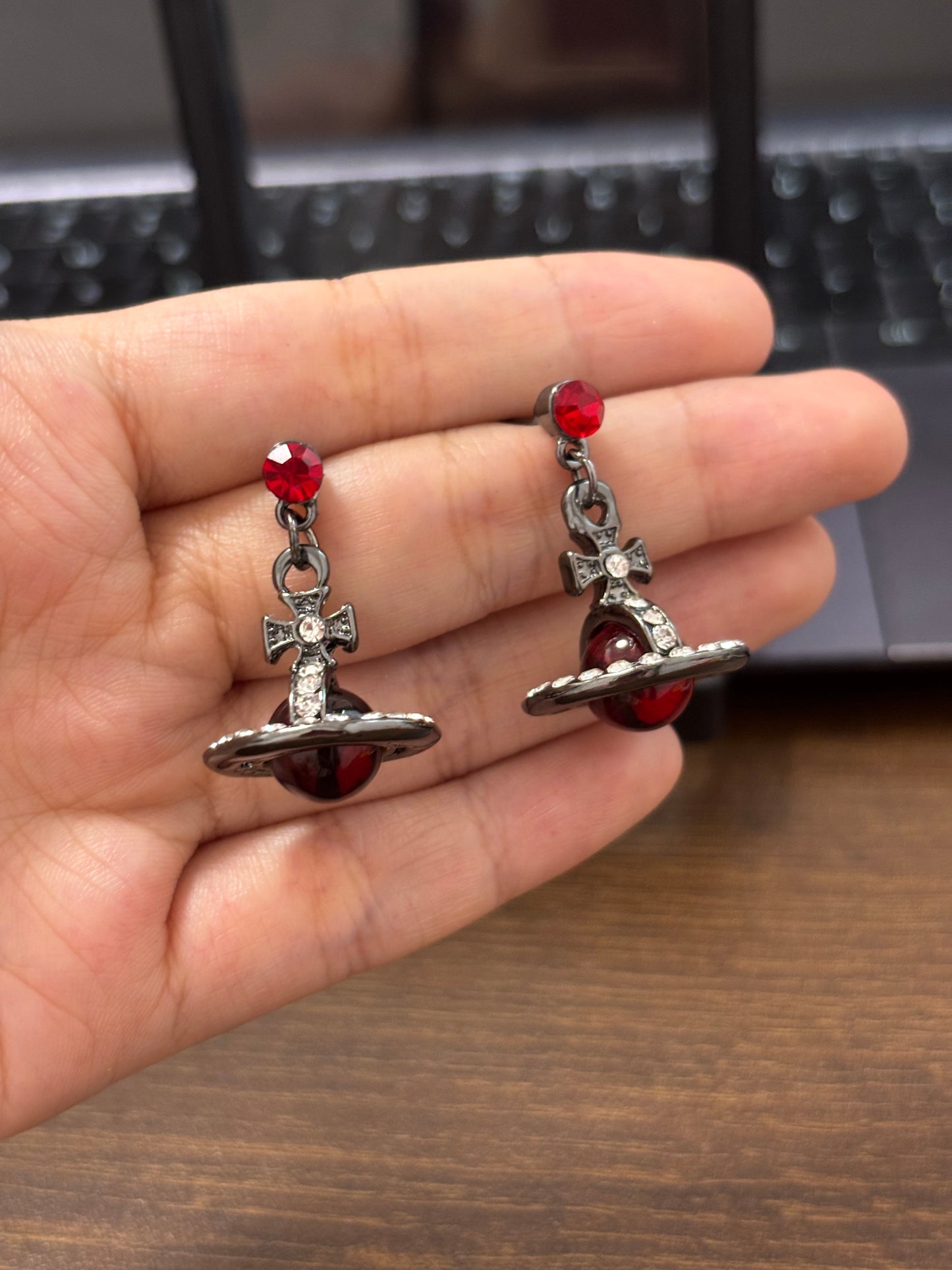 Nana Gothic Saturn Stud Earrings