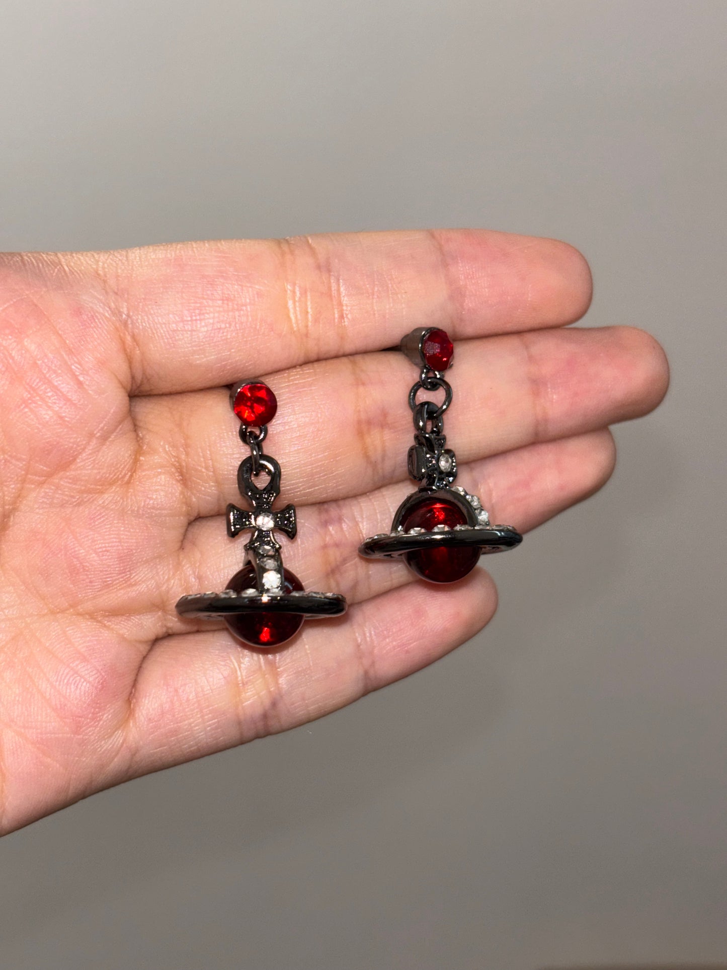 Nana Gothic Saturn Stud Earrings