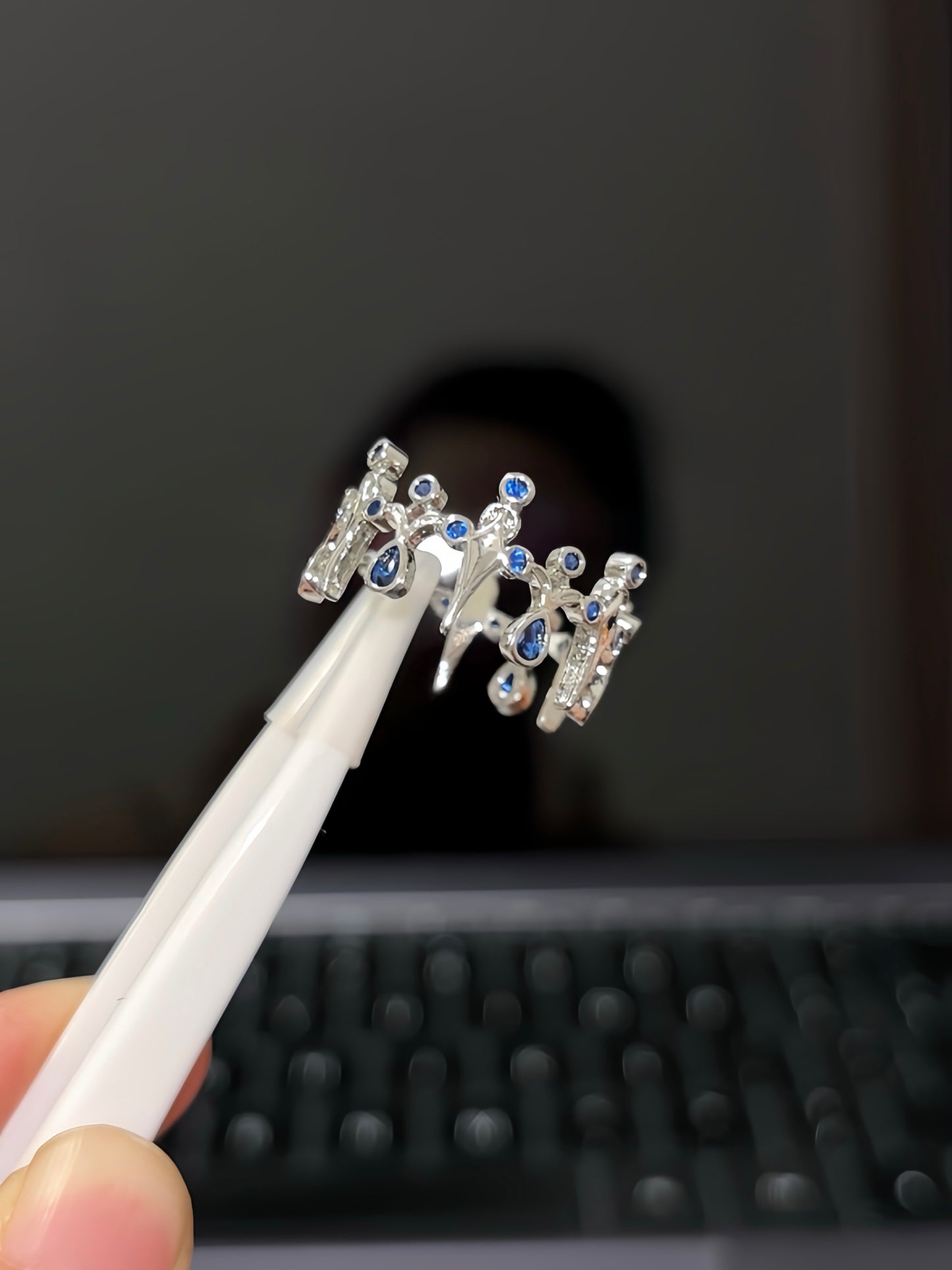 Furina Inspired Crown Adjustable Ring
