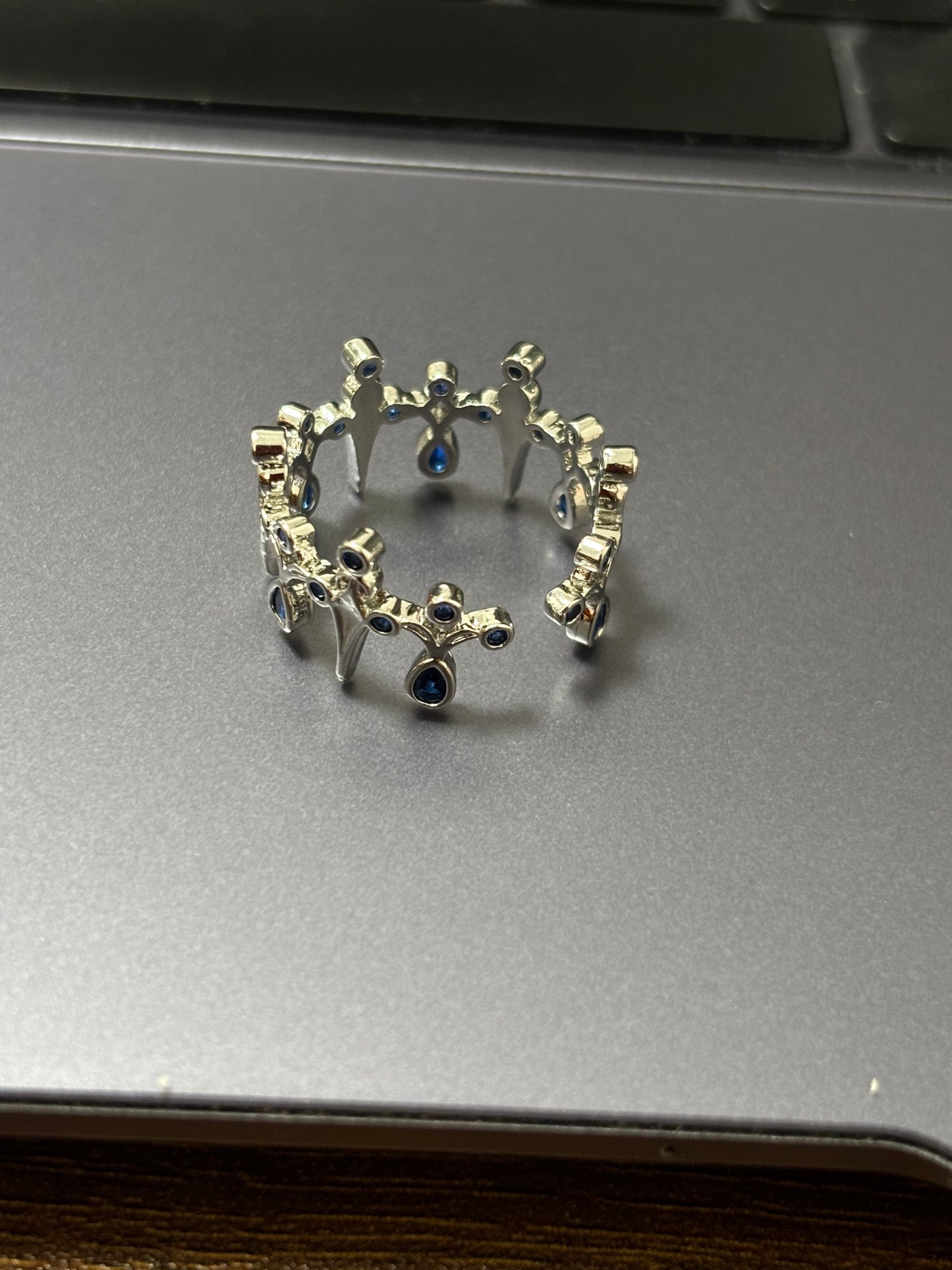 Furina Inspired Crown Adjustable Ring
