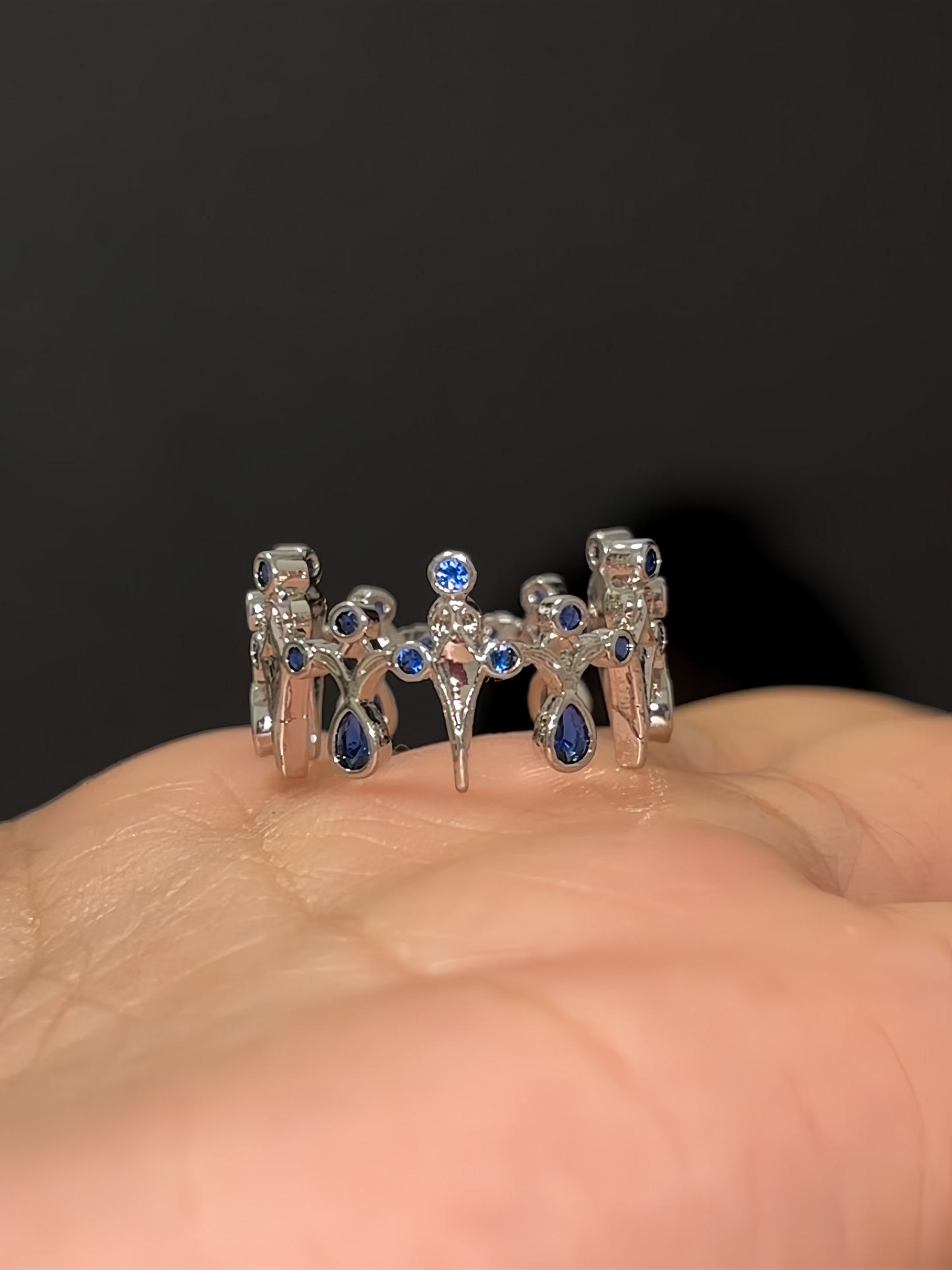 Furina Inspired Crown Adjustable Ring