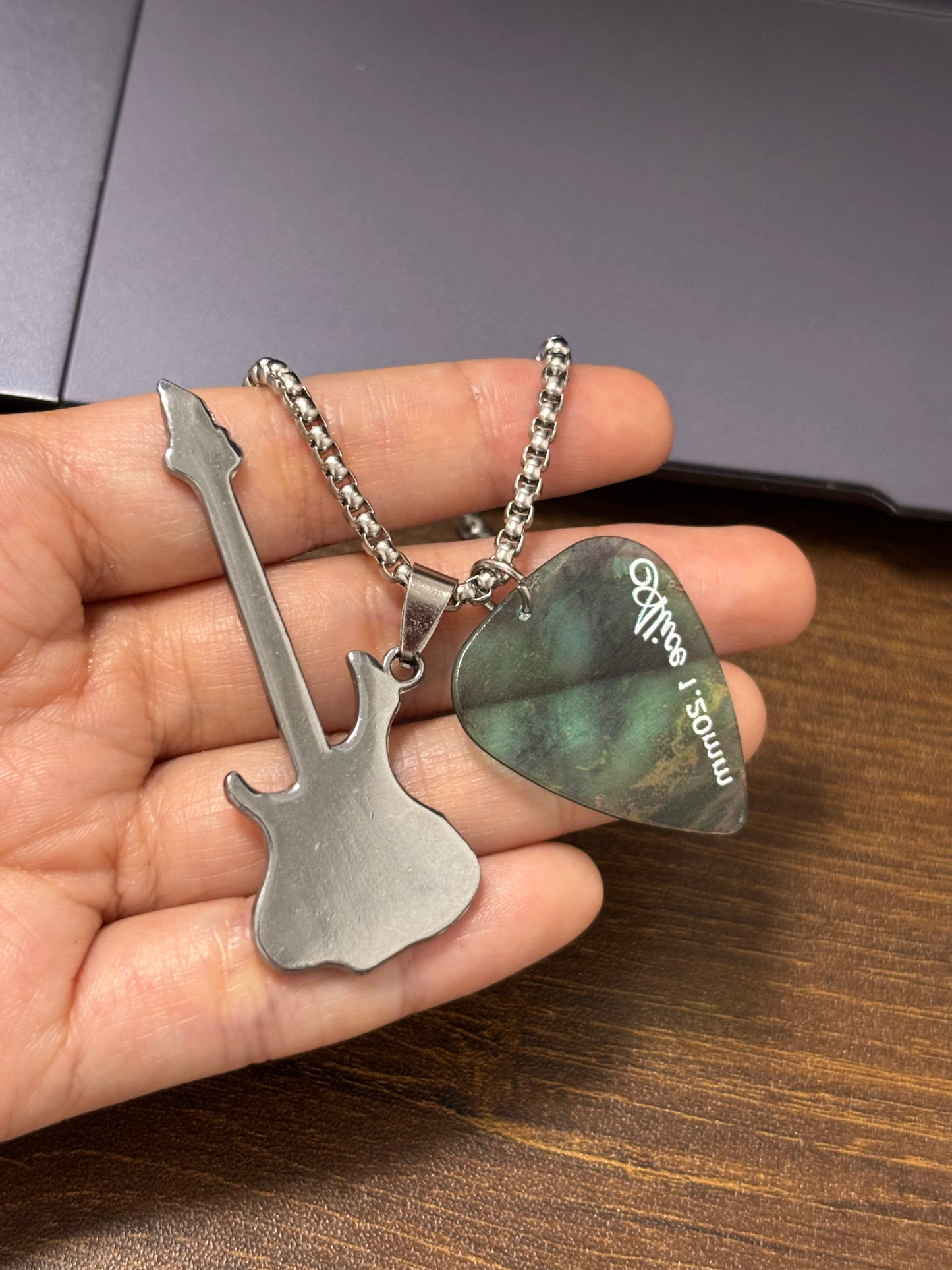 Alice Guitar Pick Necklaces