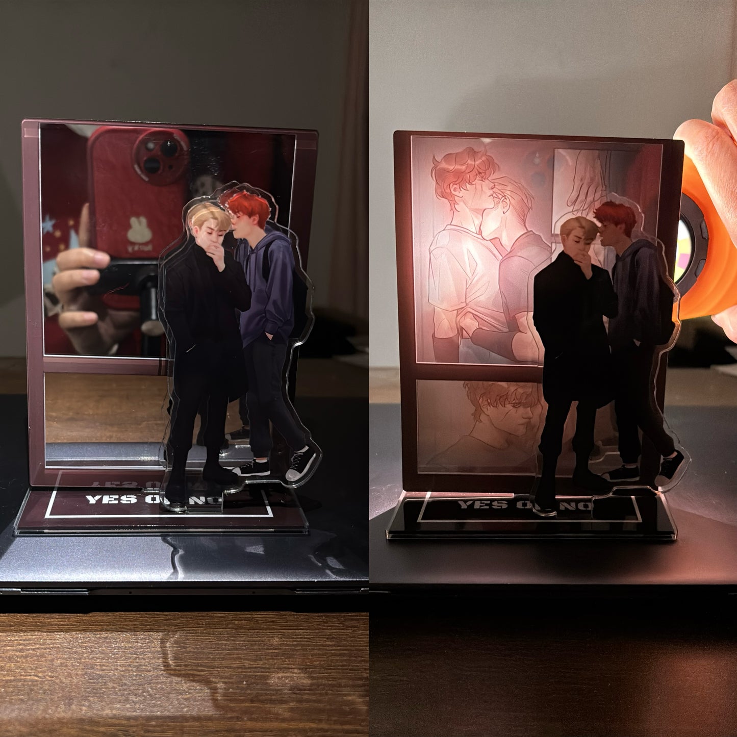 AFTG Andrew & Neil Acrylic Standing Sign  Mirror