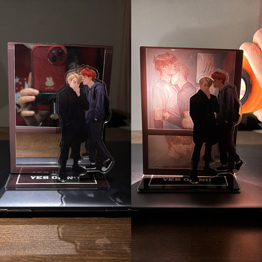 AFTG Andrew & Neil Acrylic Standing Sign  Mirror