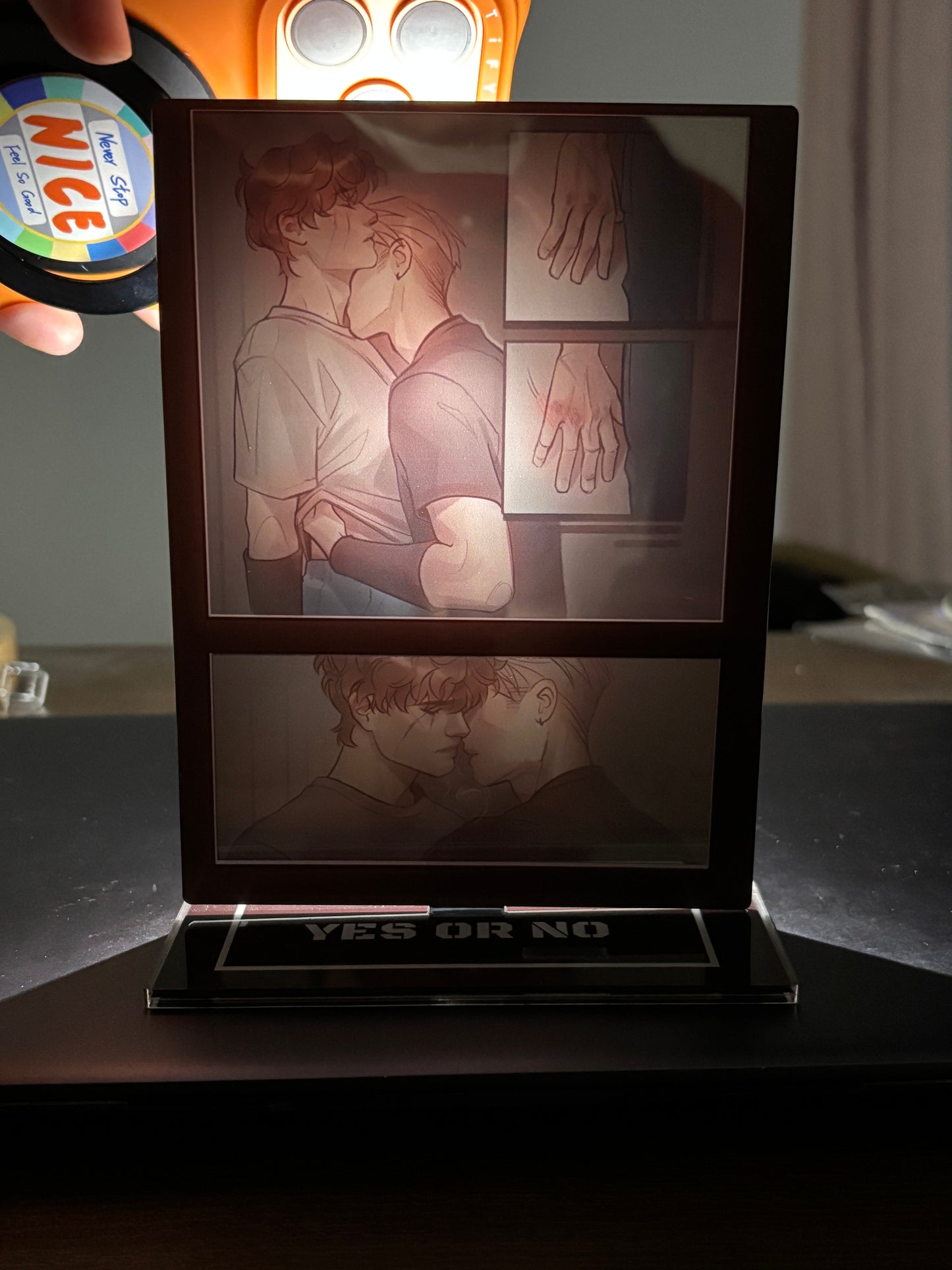 AFTG Andrew & Neil Acrylic Standing Sign  Mirror