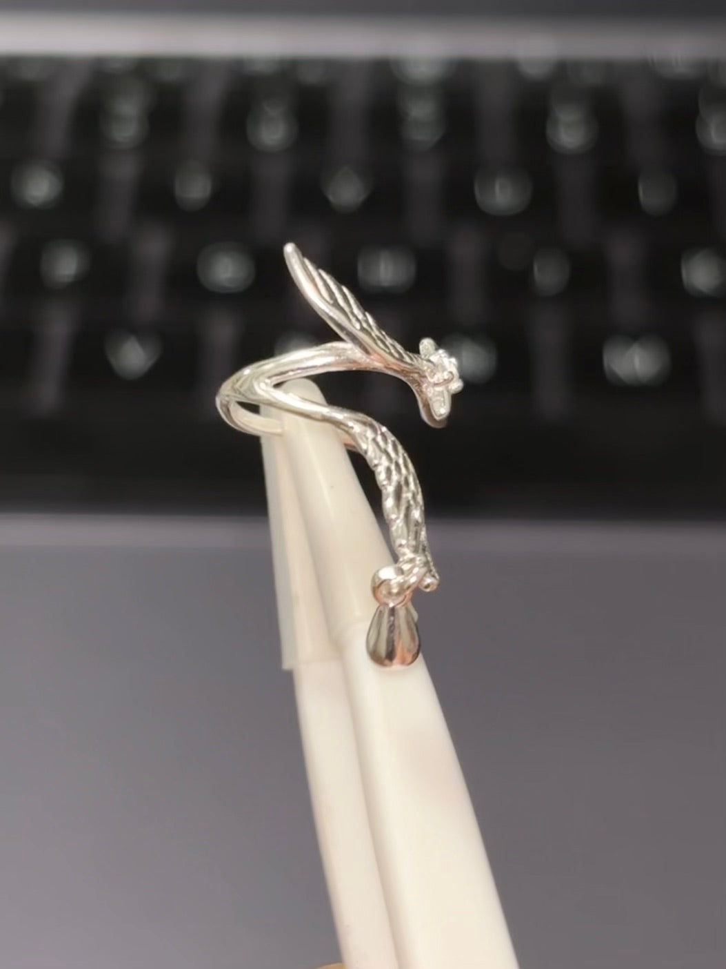 Sunday Ronbin Inspired Angel Wing Ear Cuff
