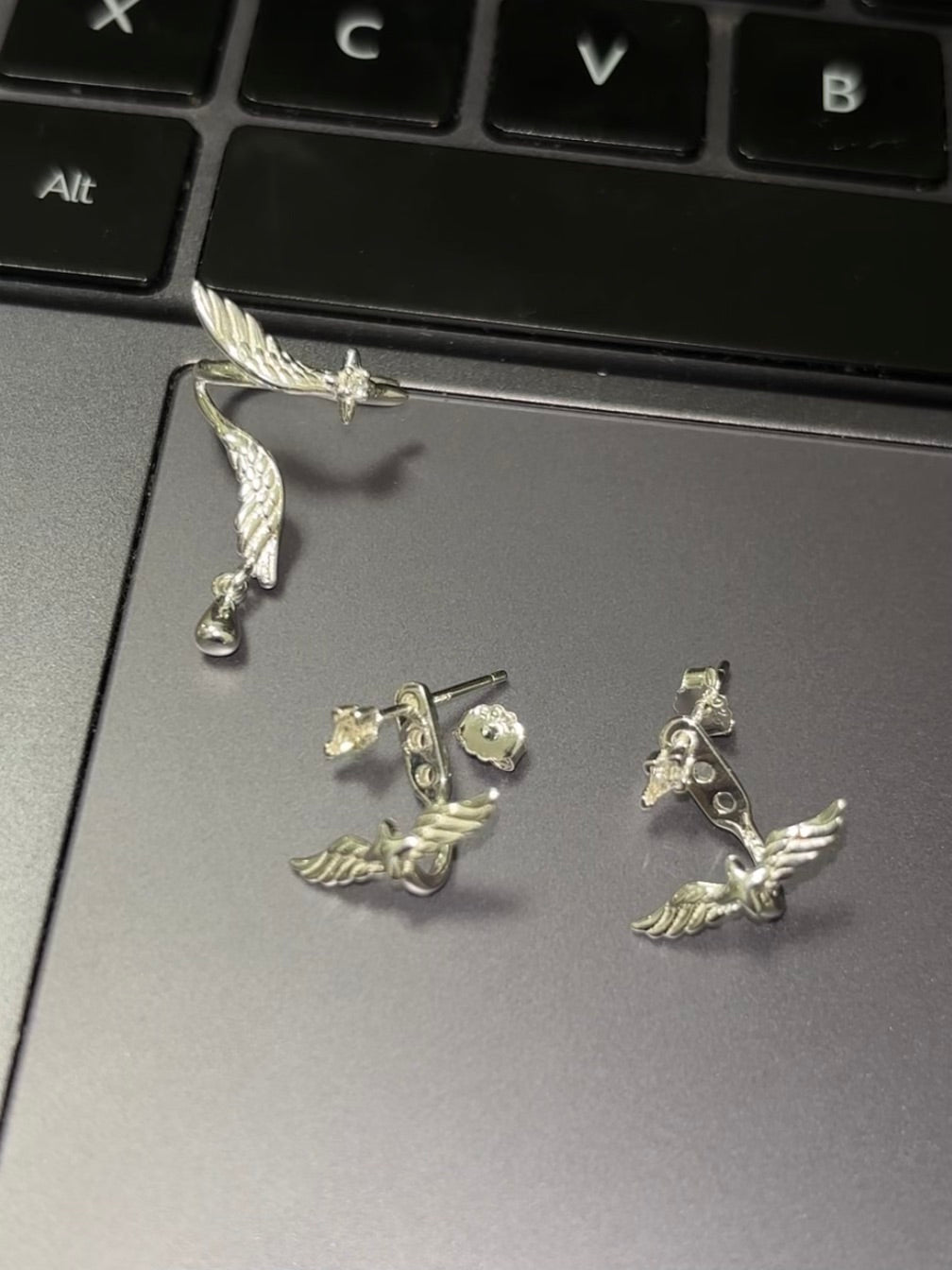 Sunday Ronbin Inspired Angel Wing Ear Cuff