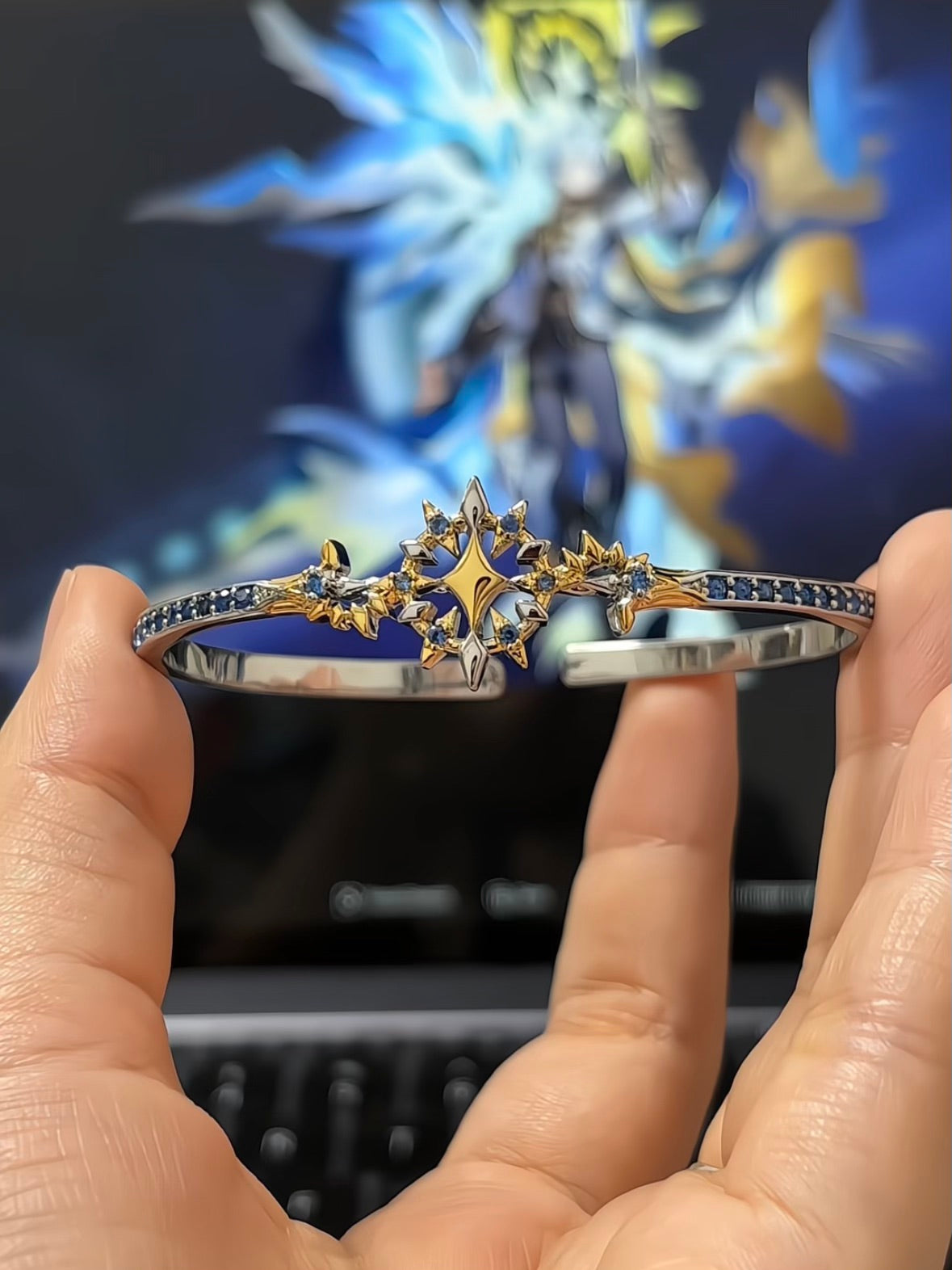 Phainon Inspired Rhinestone Bracelet · Honkai: Star Rail Fan Art · Unofficial