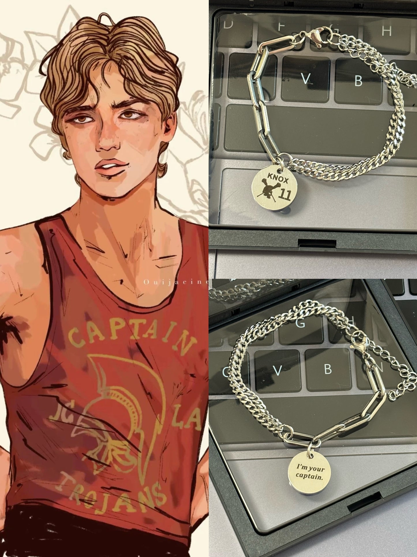 The Sunshine Court Jean Moreau & Jeremy Knox Couple Bracelets