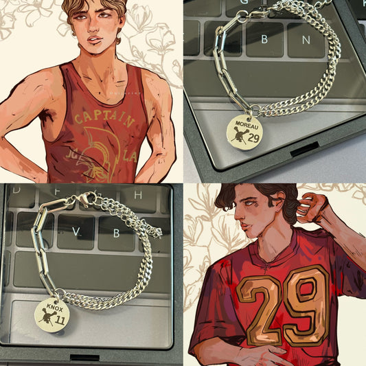 The Sunshine Court Jean Moreau & Jeremy Knox Couple Bracelets