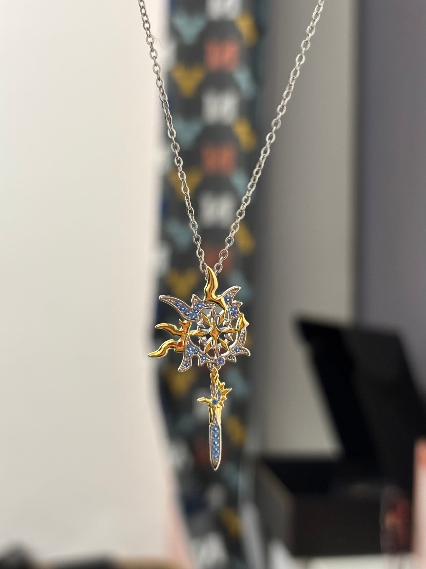 HSR Phainon Rhinestone Copper Necklace