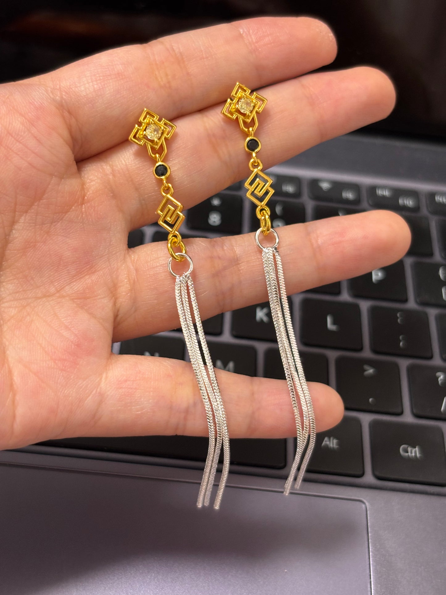 Zhongli Inspired Earrings · Genshin Fan-made