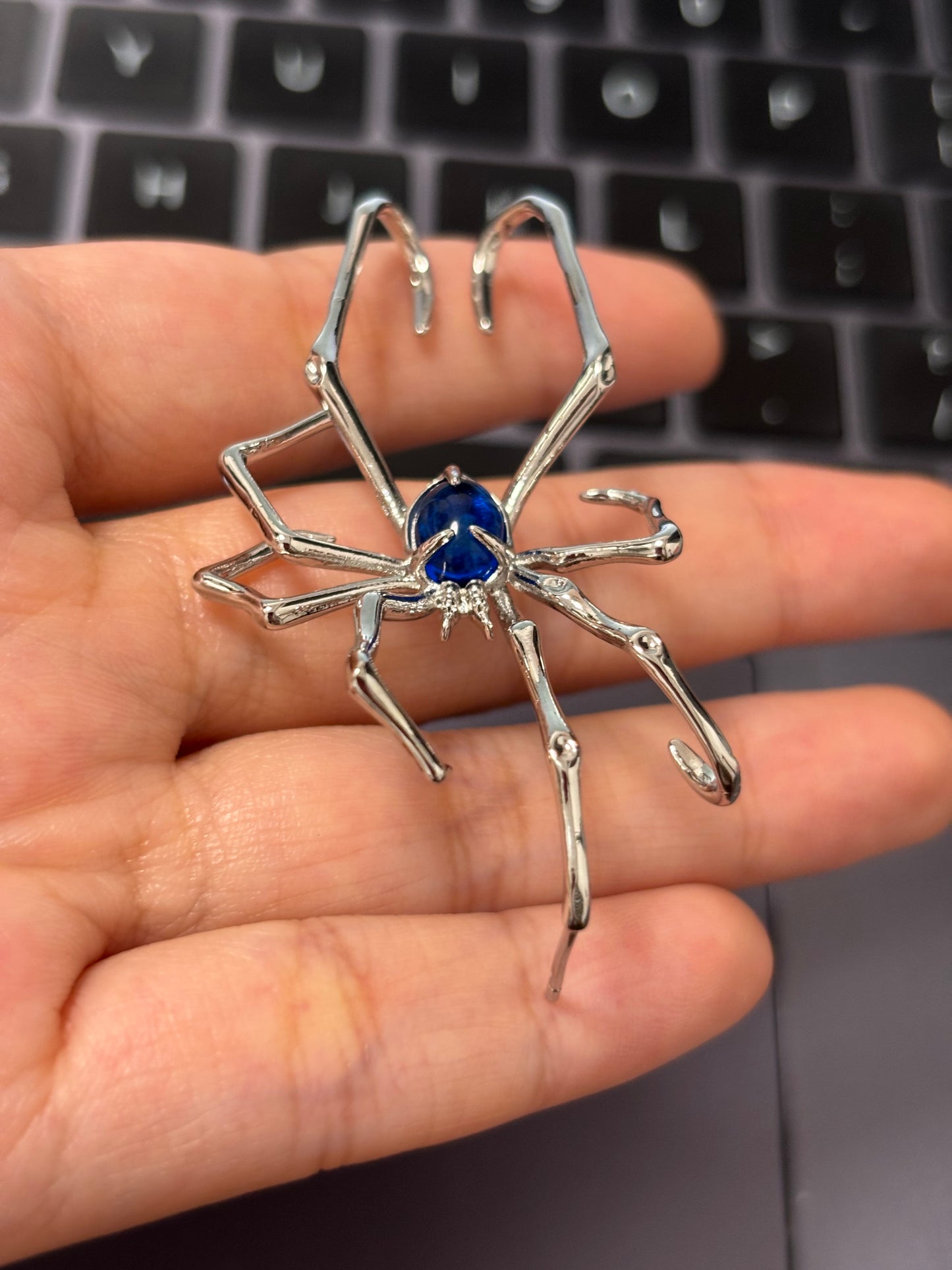 High Quality Goth Designer Spider Crawling Earring for Kafka