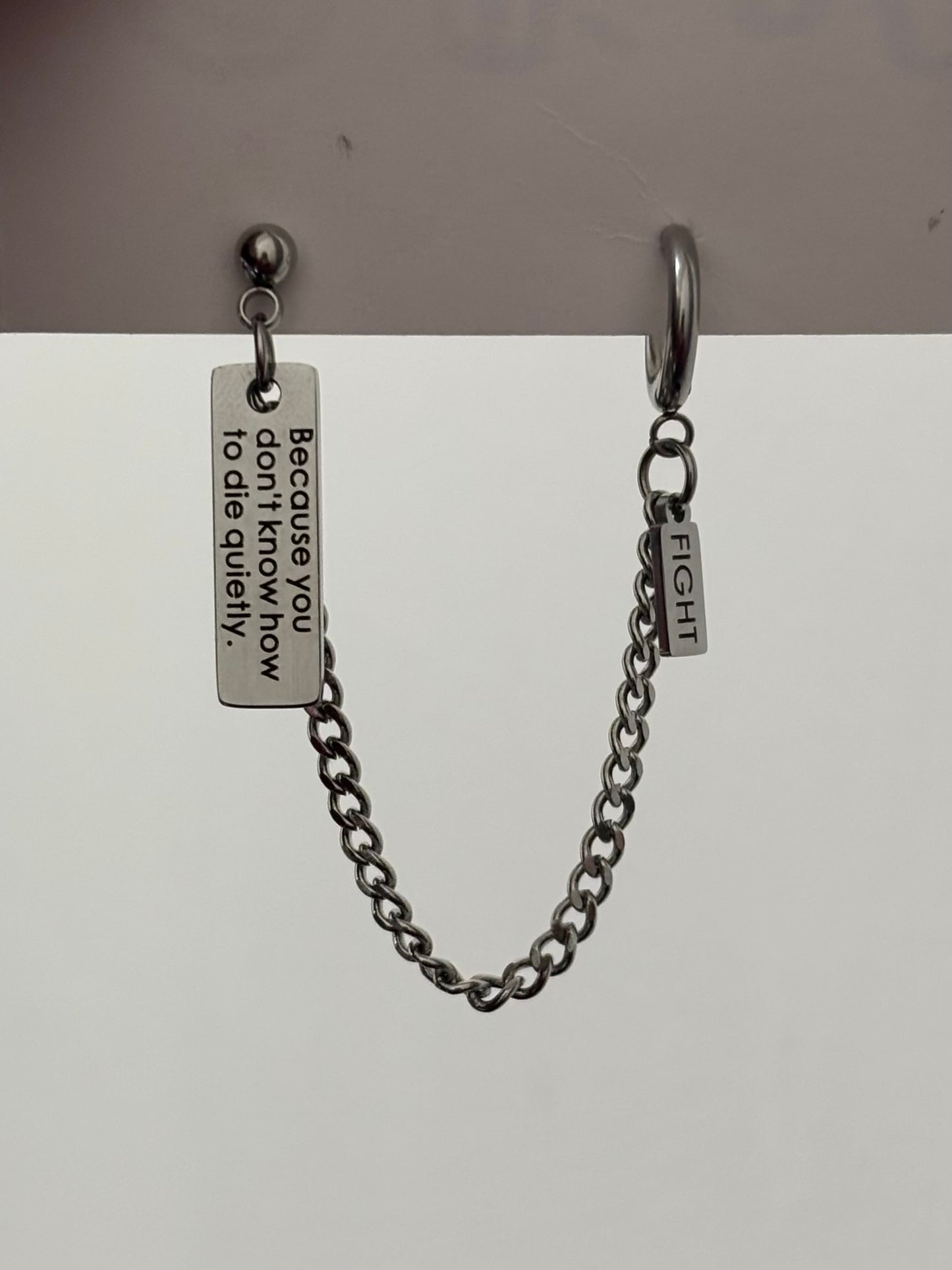 Designer AFTG Fight Earring