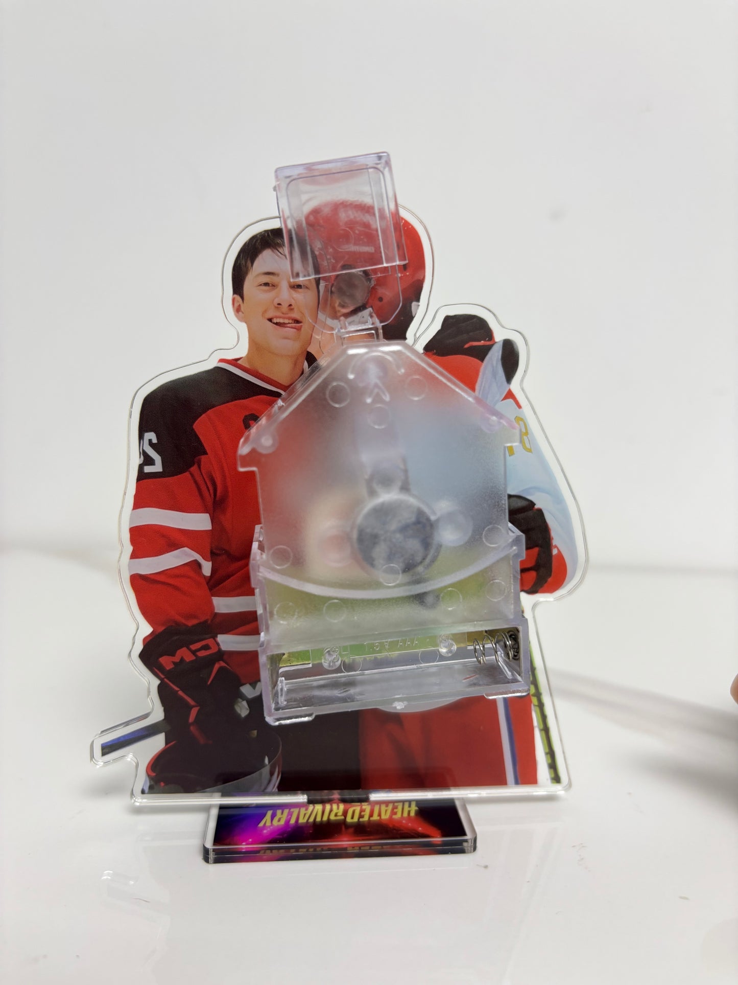 Heated Rivalry Ilya Shane Kiss Acrylic Standing Sign