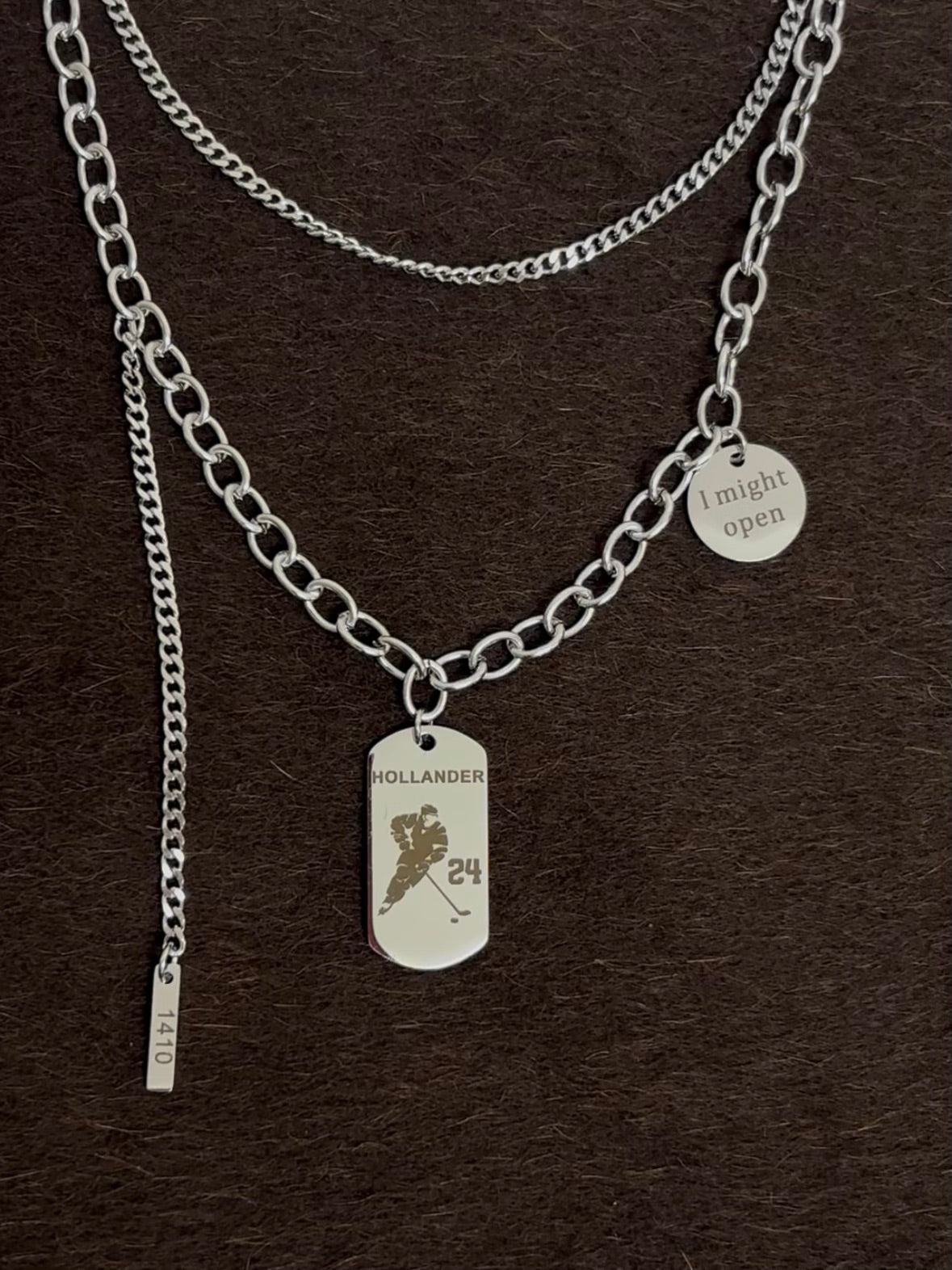 Heated Rivalry Ilya Shane Couple Necklaces